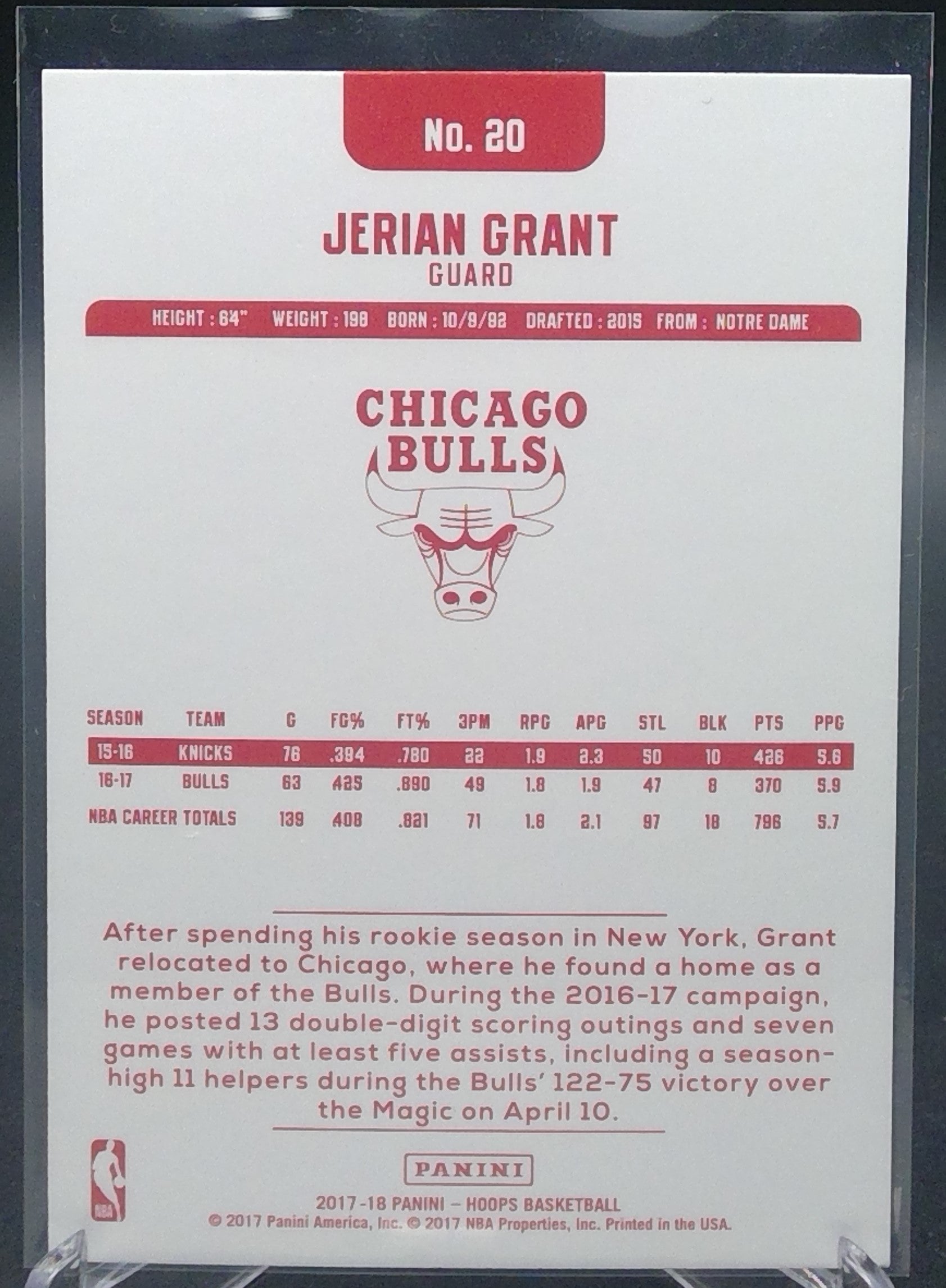 Jerian Grant #20