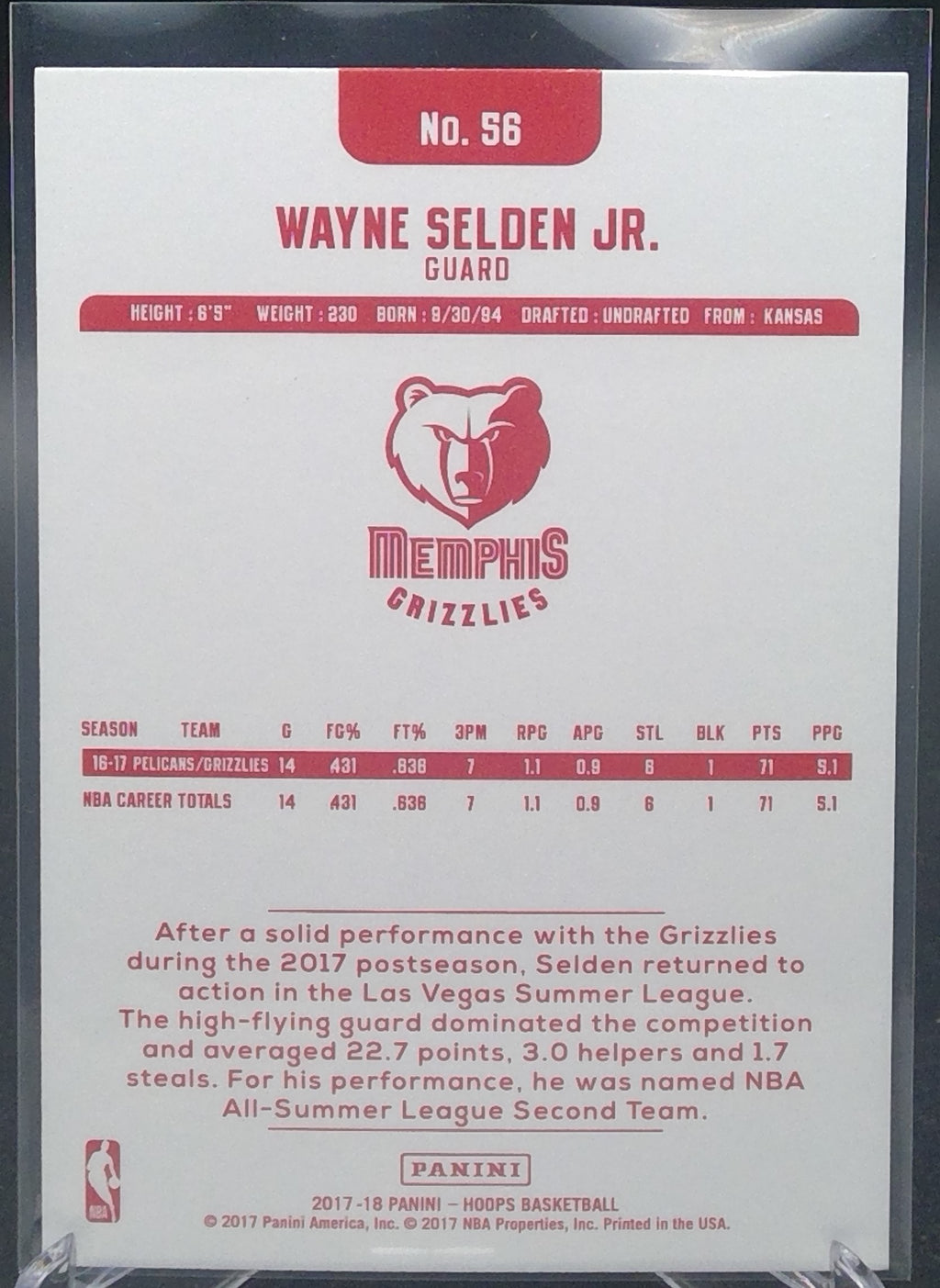 Wayne Selden Jr. #56