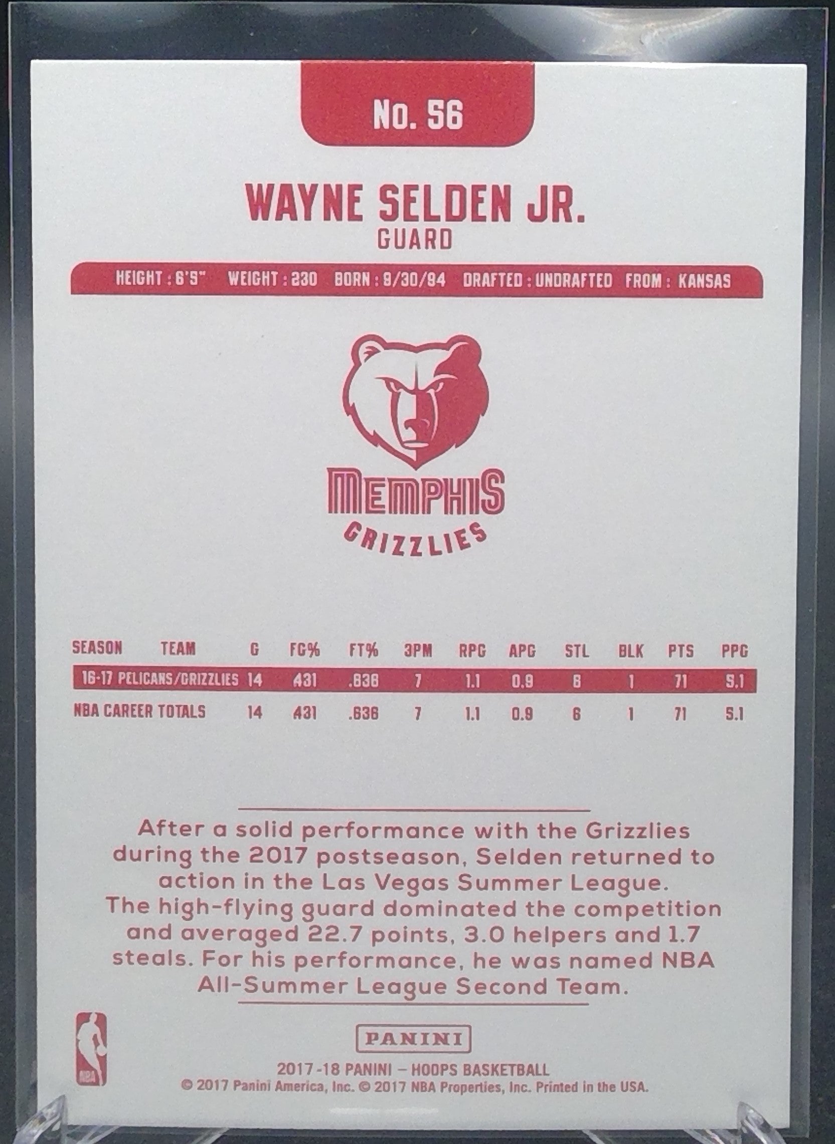 Wayne Selden Jr. #56