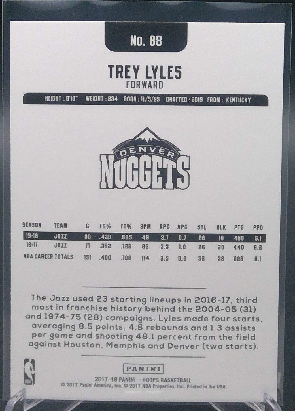 Trey Lyles #88