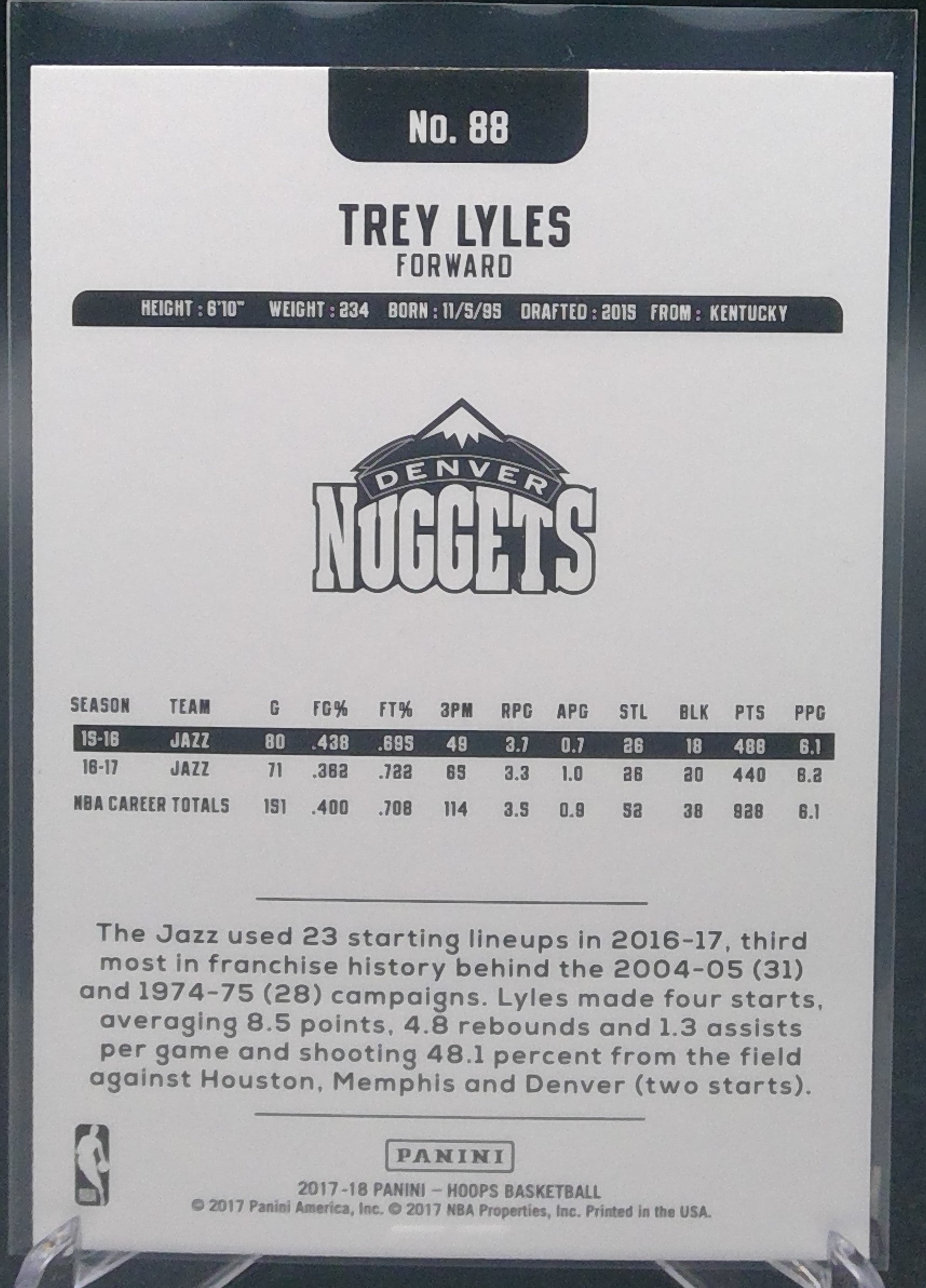 Trey Lyles #88