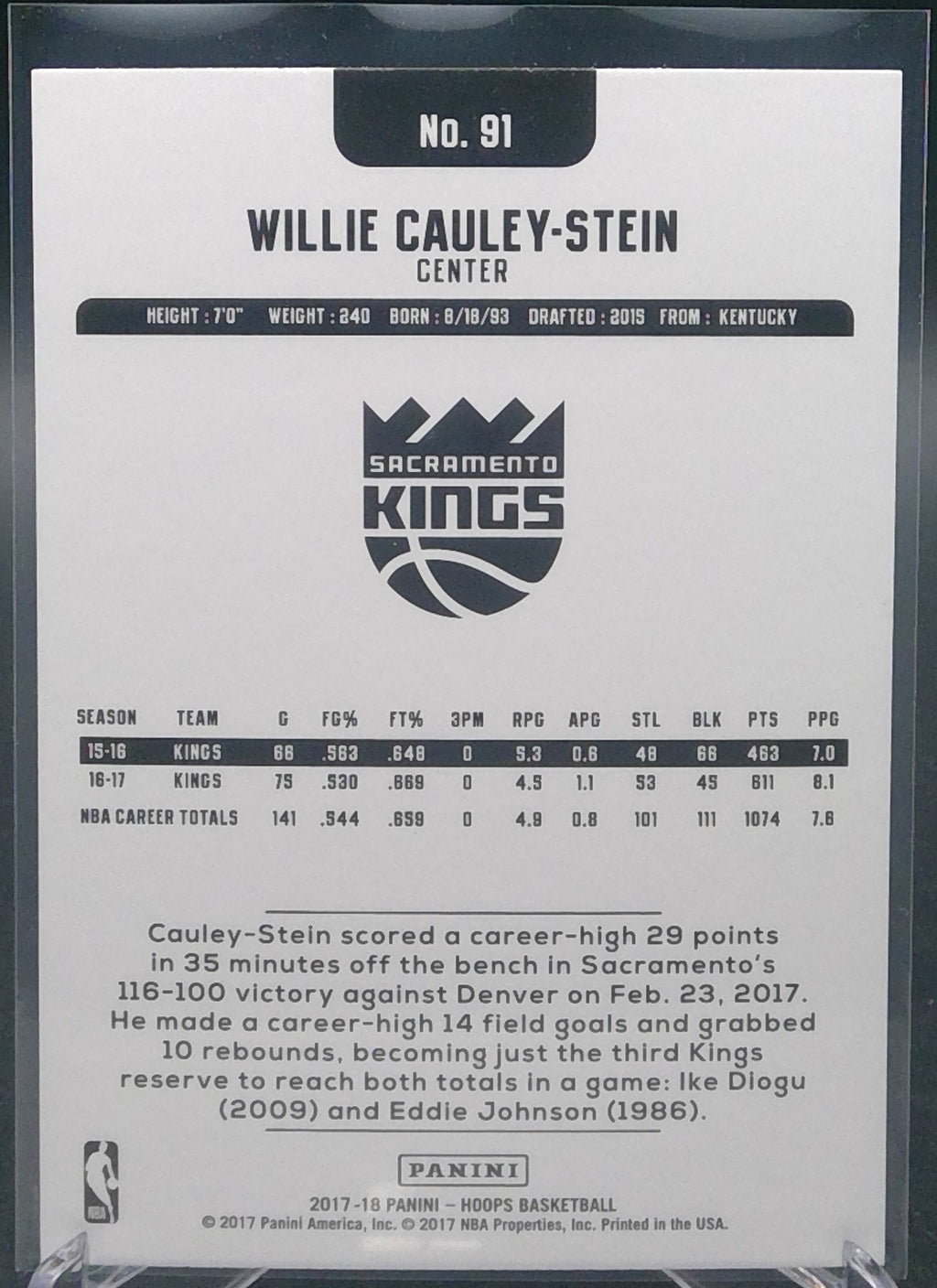 Willie Cauley-Stein #91