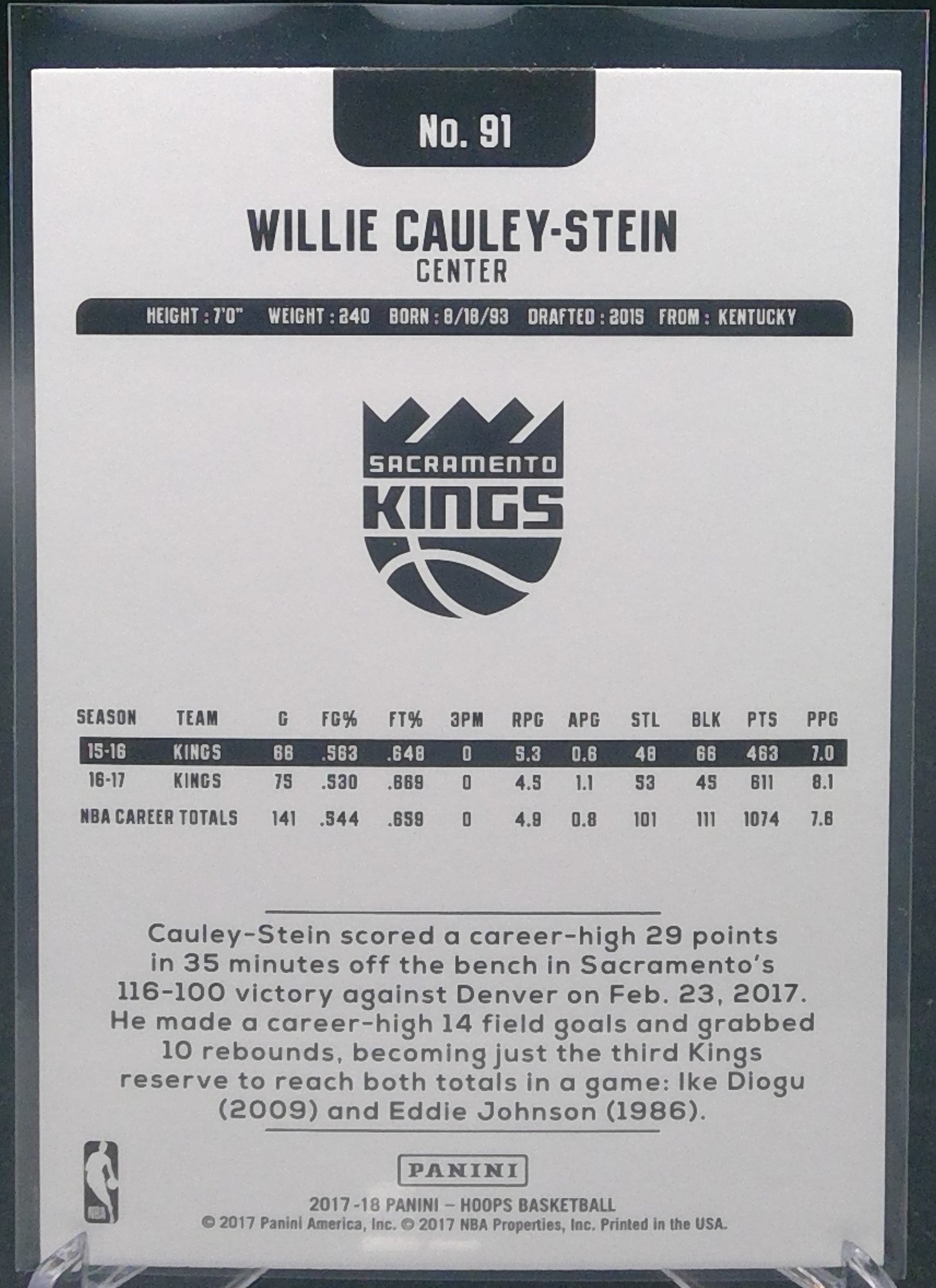 Willie Cauley-Stein #91