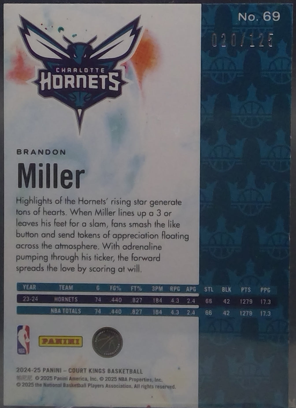 Brandon Miller #69