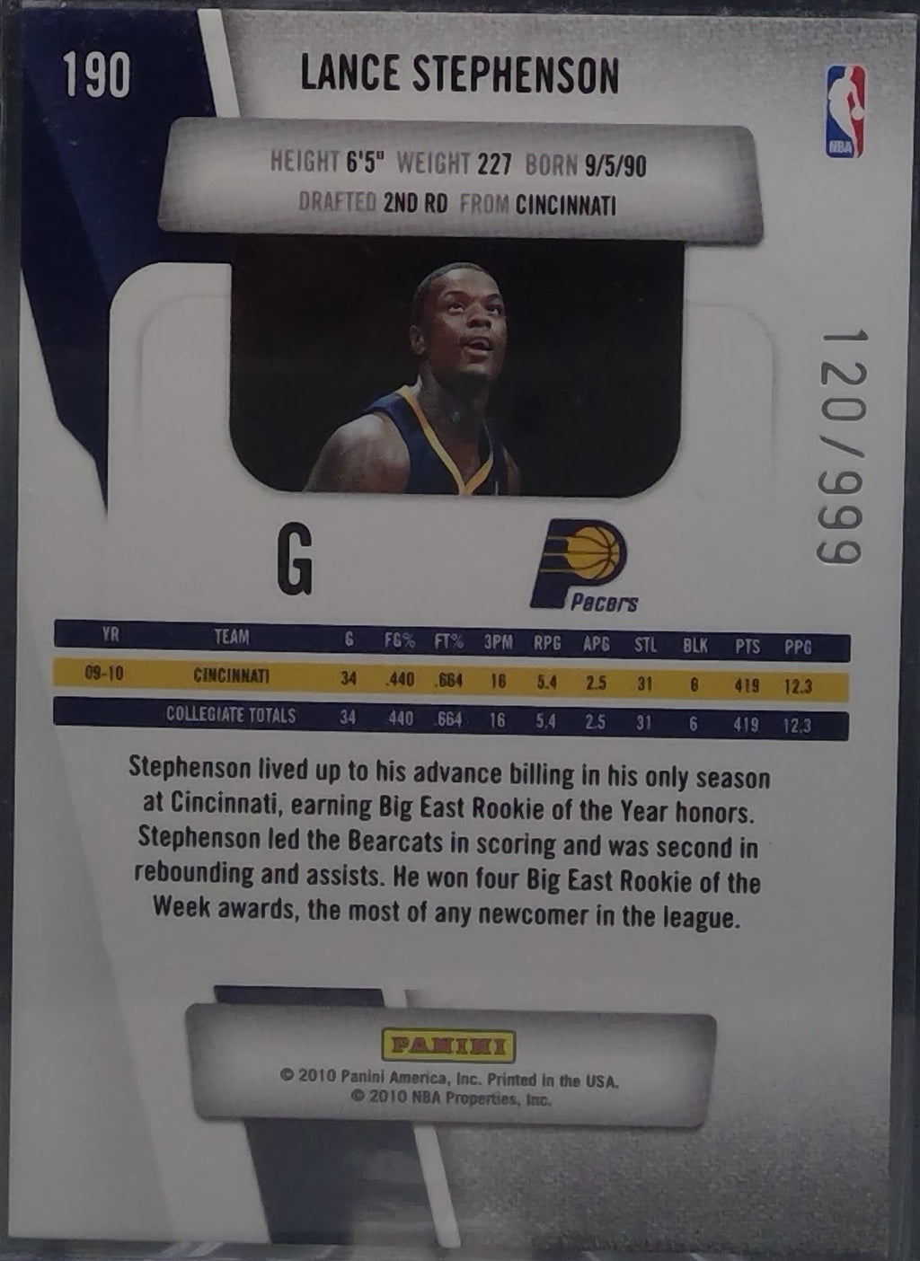 Lance Stephenson #190