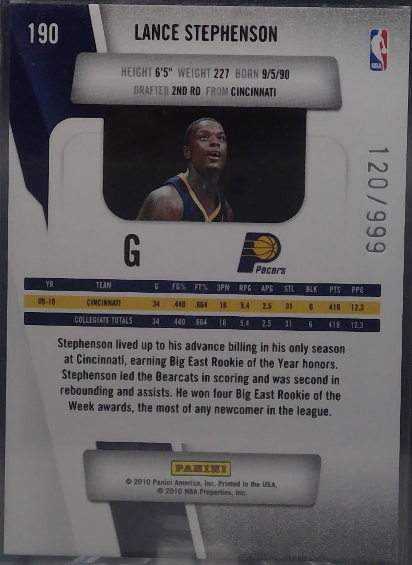 Lance Stephenson #190