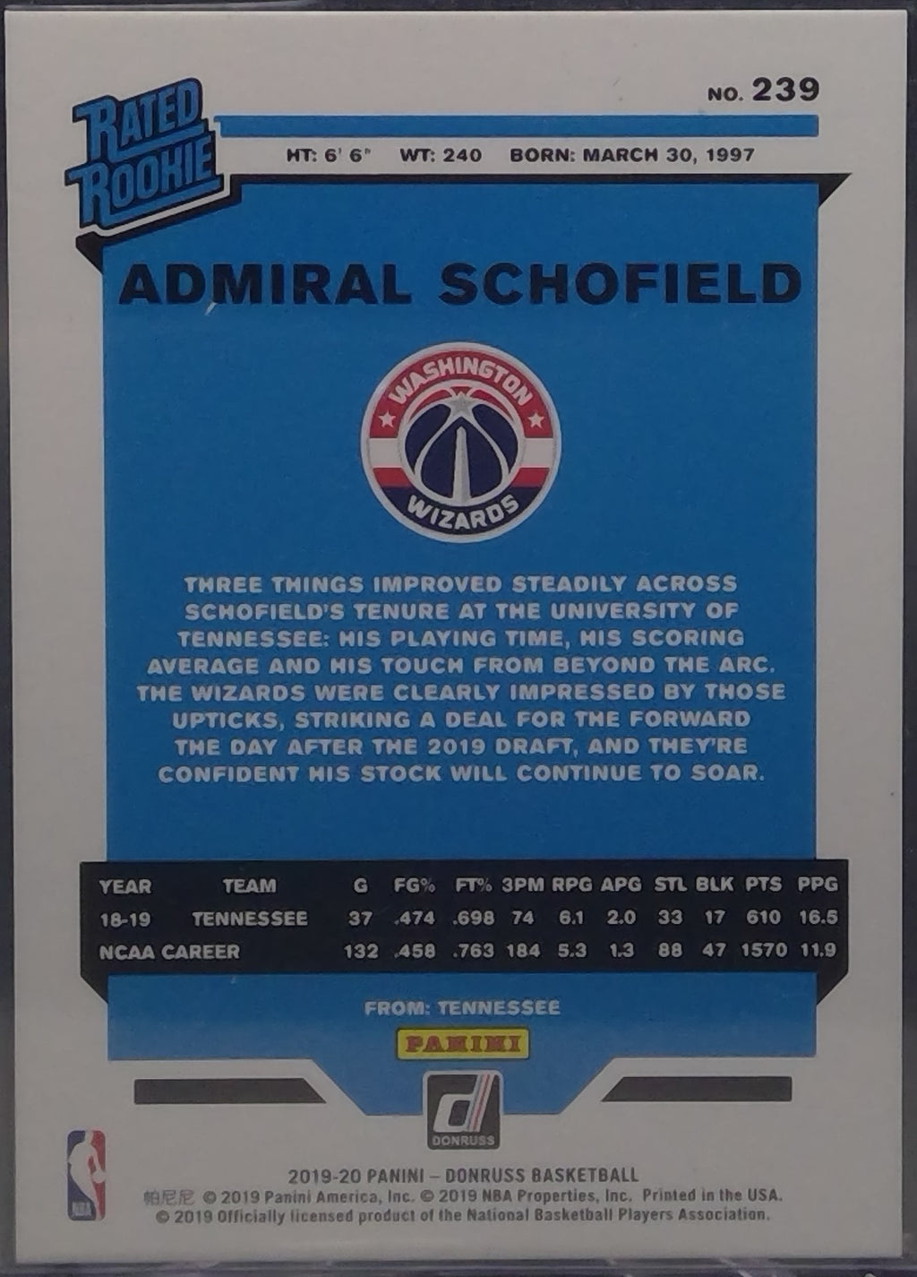 Admiral Schofield #239