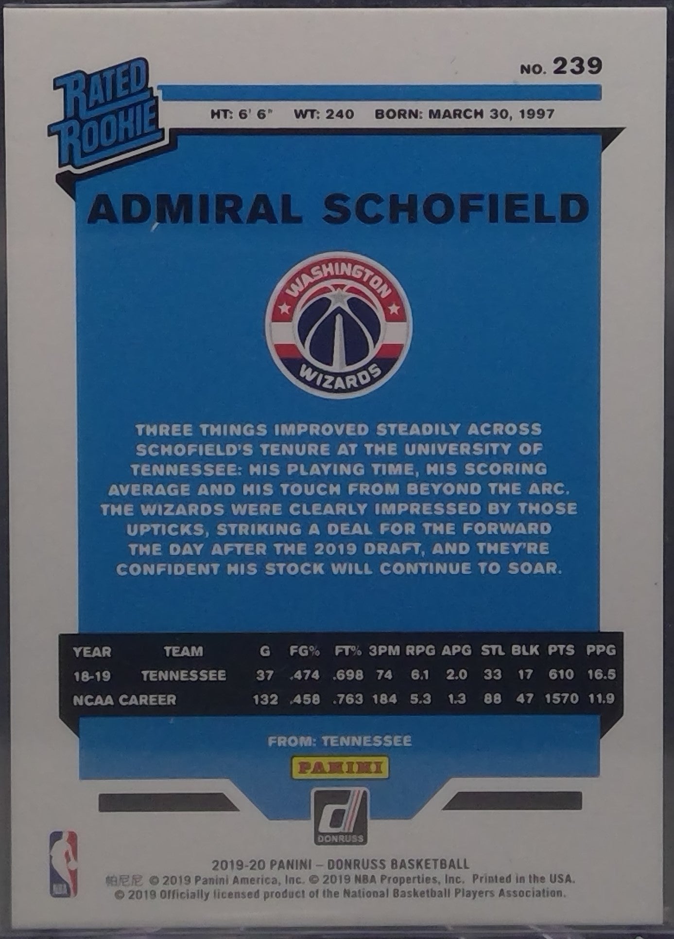 Admiral Schofield #239