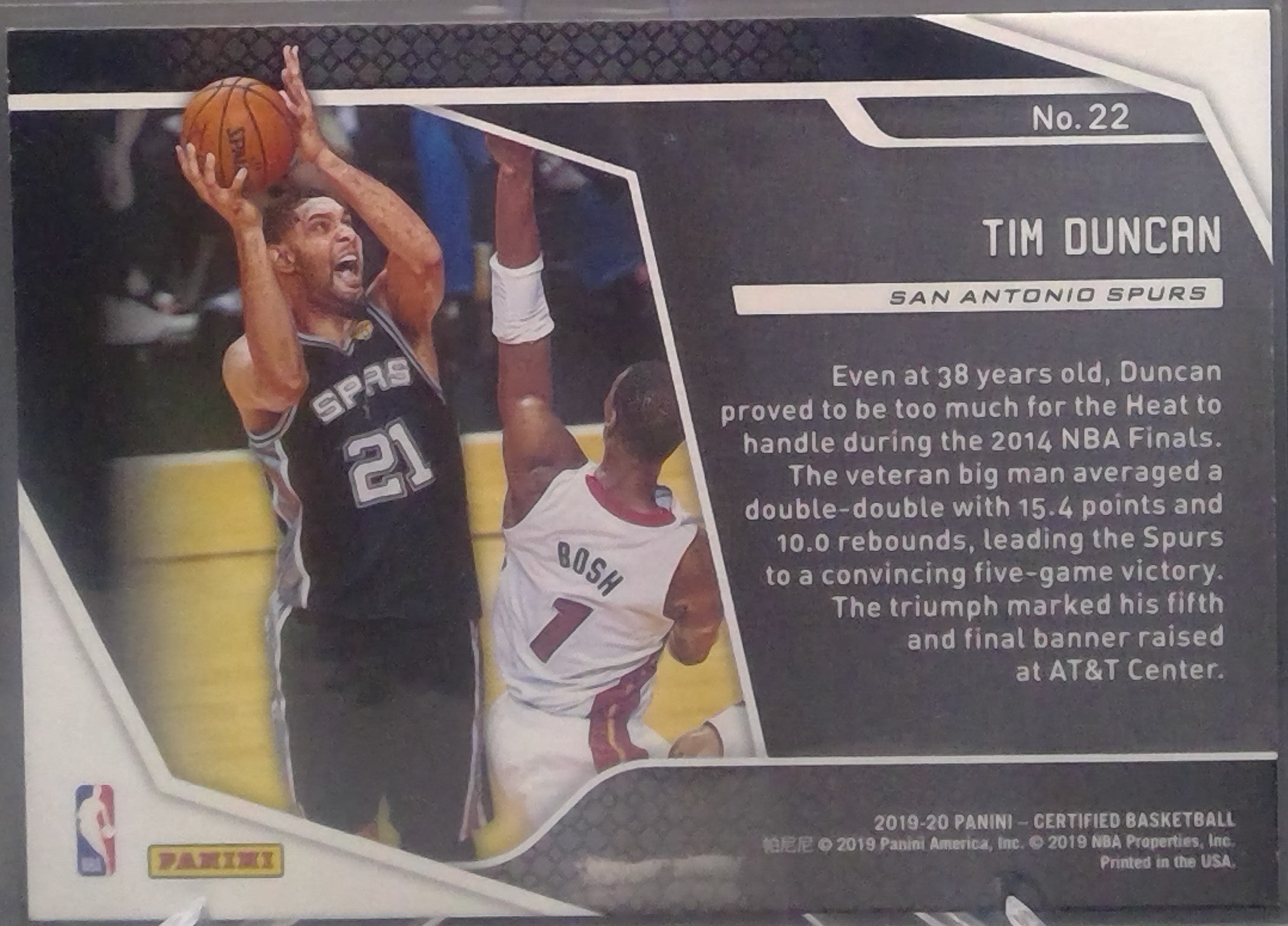 Tim Duncan #22