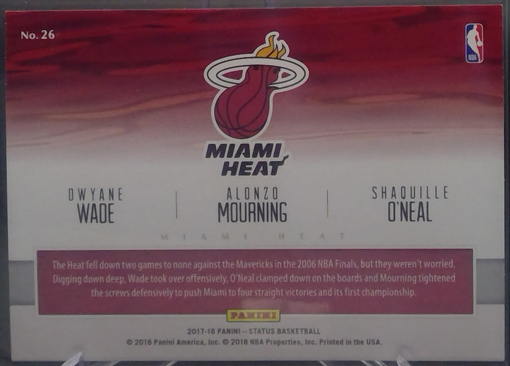 Dwyane Wade/Alonzo Mourning/Shaquille O'Neal #26