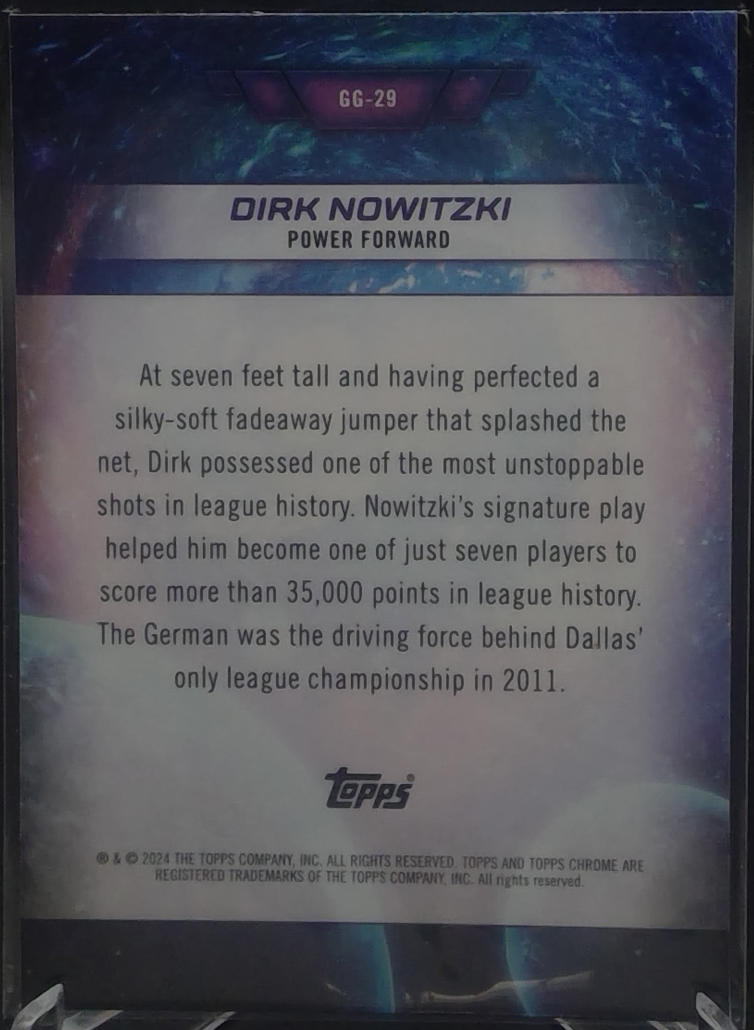 Dirk Nowitzki #GG-29