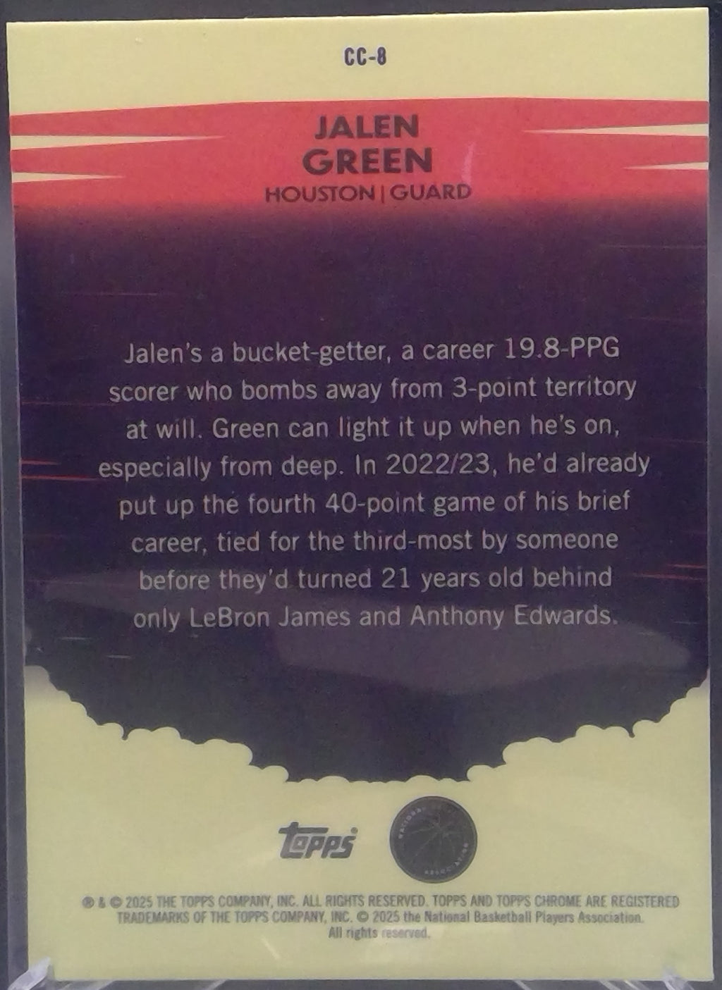 Jalen Green #CC-8