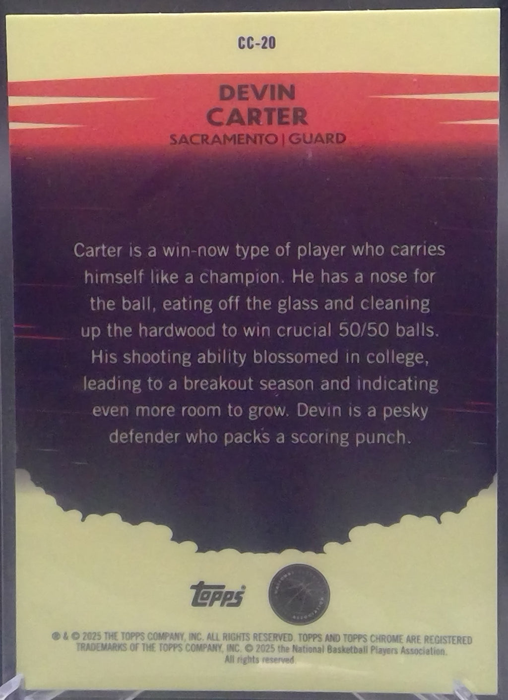 Devin Carter #CC-20