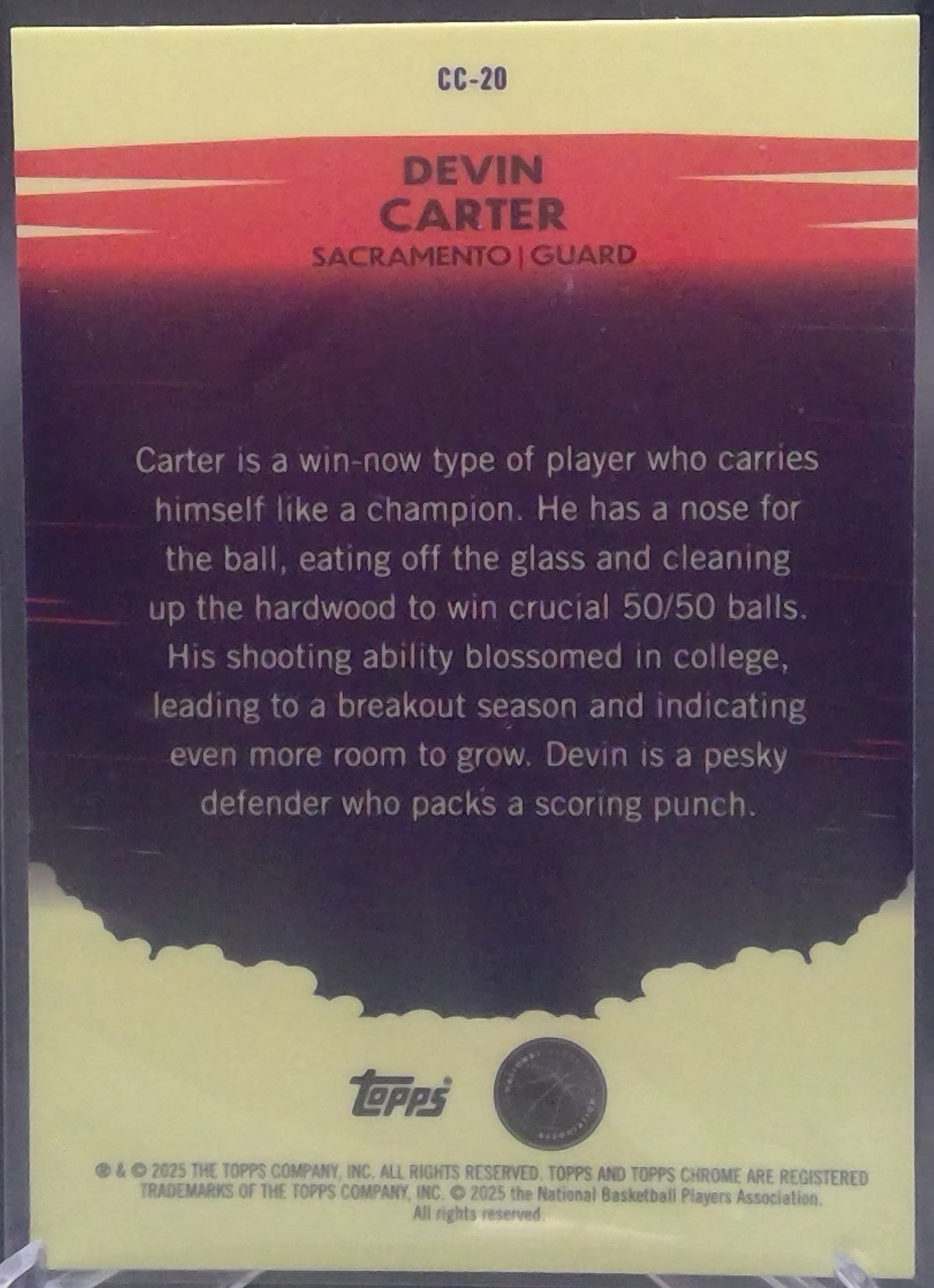 Devin Carter #CC-20