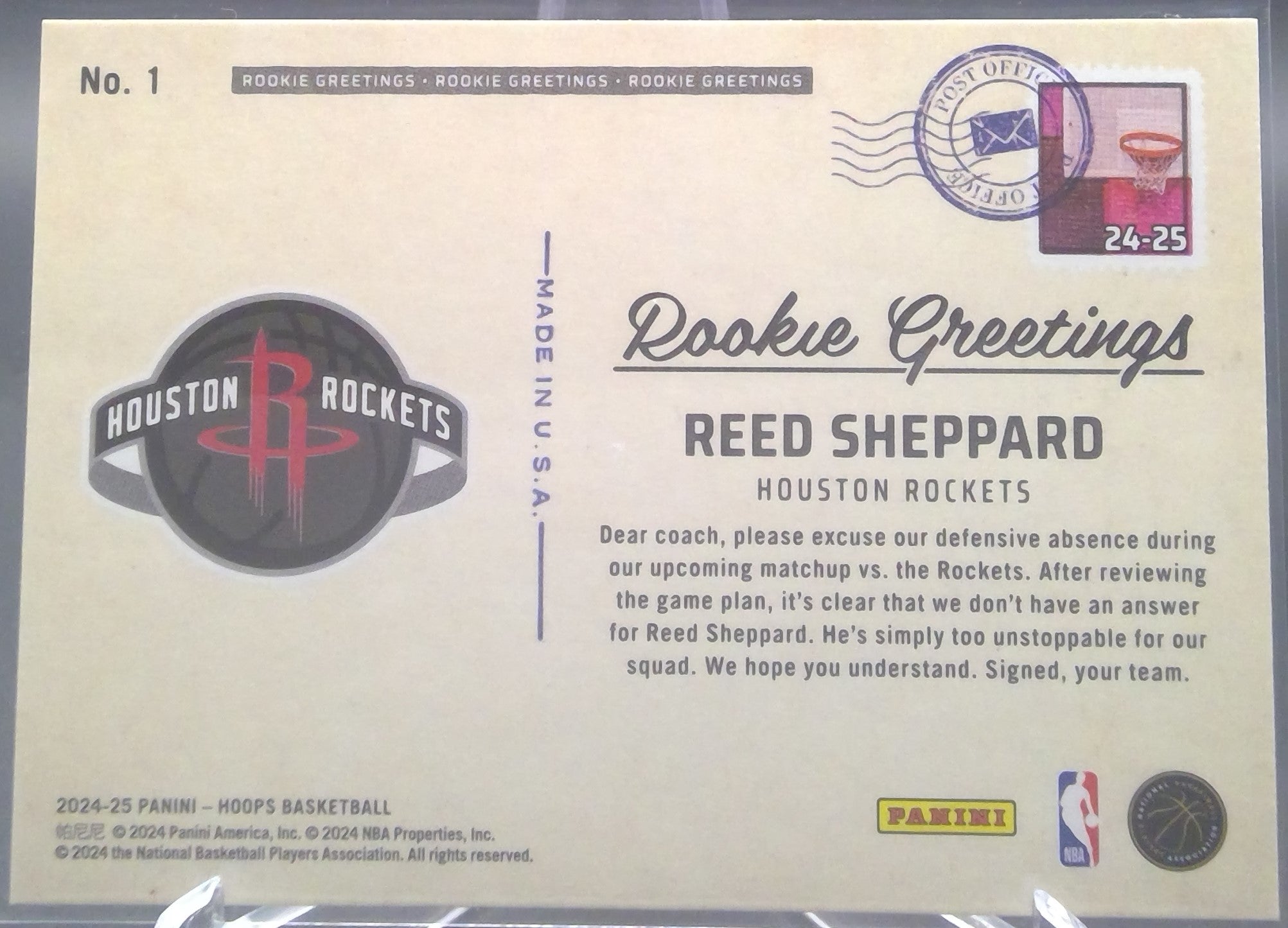 Reed Sheppard #1