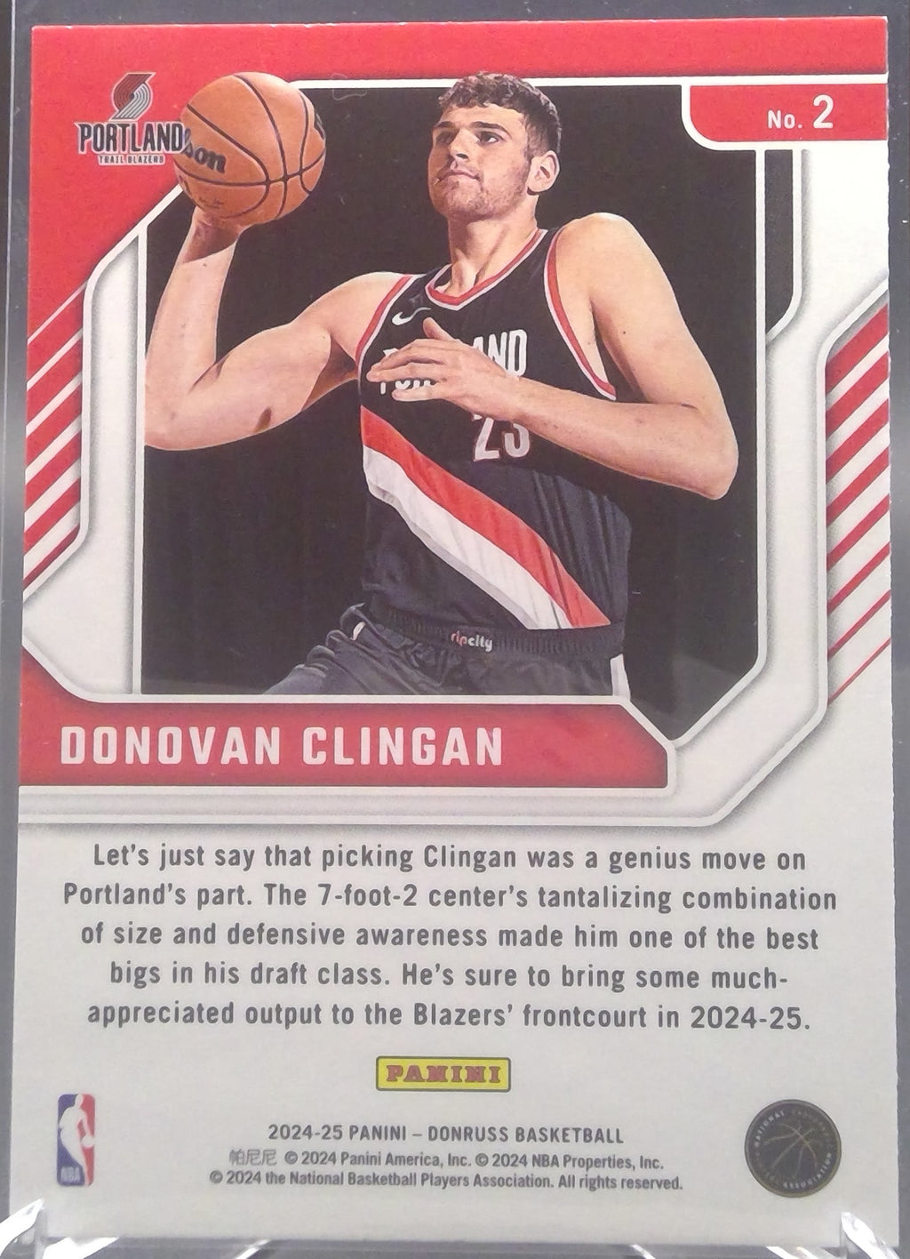 Donovan Clingan #2
