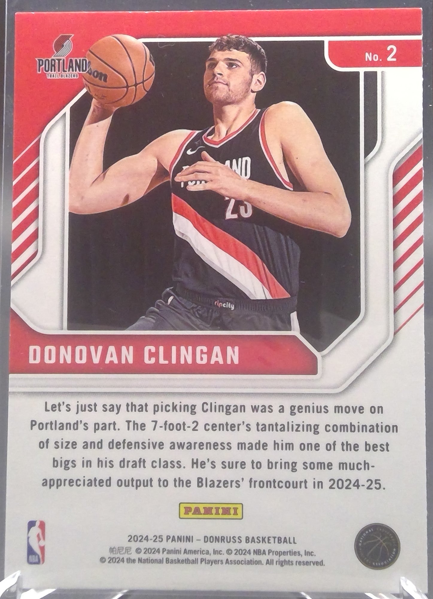 Donovan Clingan #2