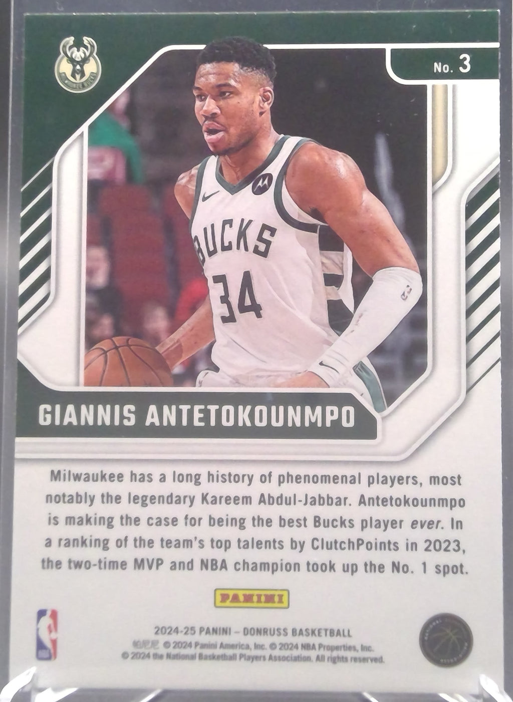 Giannis Antetokounmpo #3
