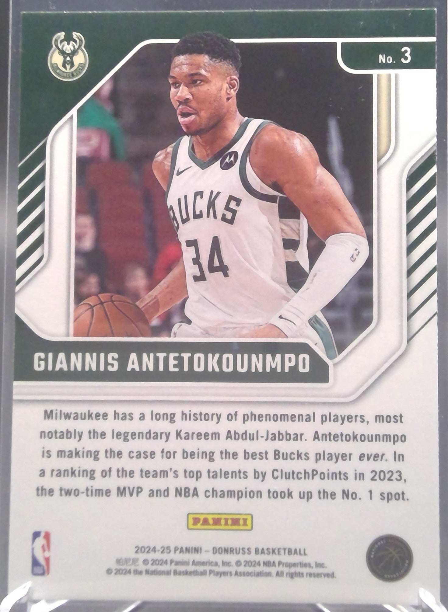 Giannis Antetokounmpo #3