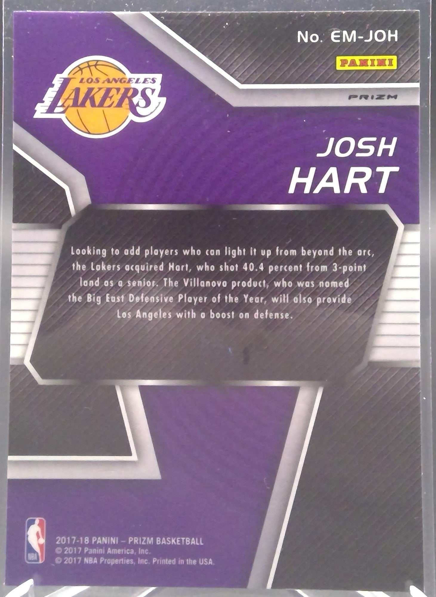 Josh Hart #EM-JOH