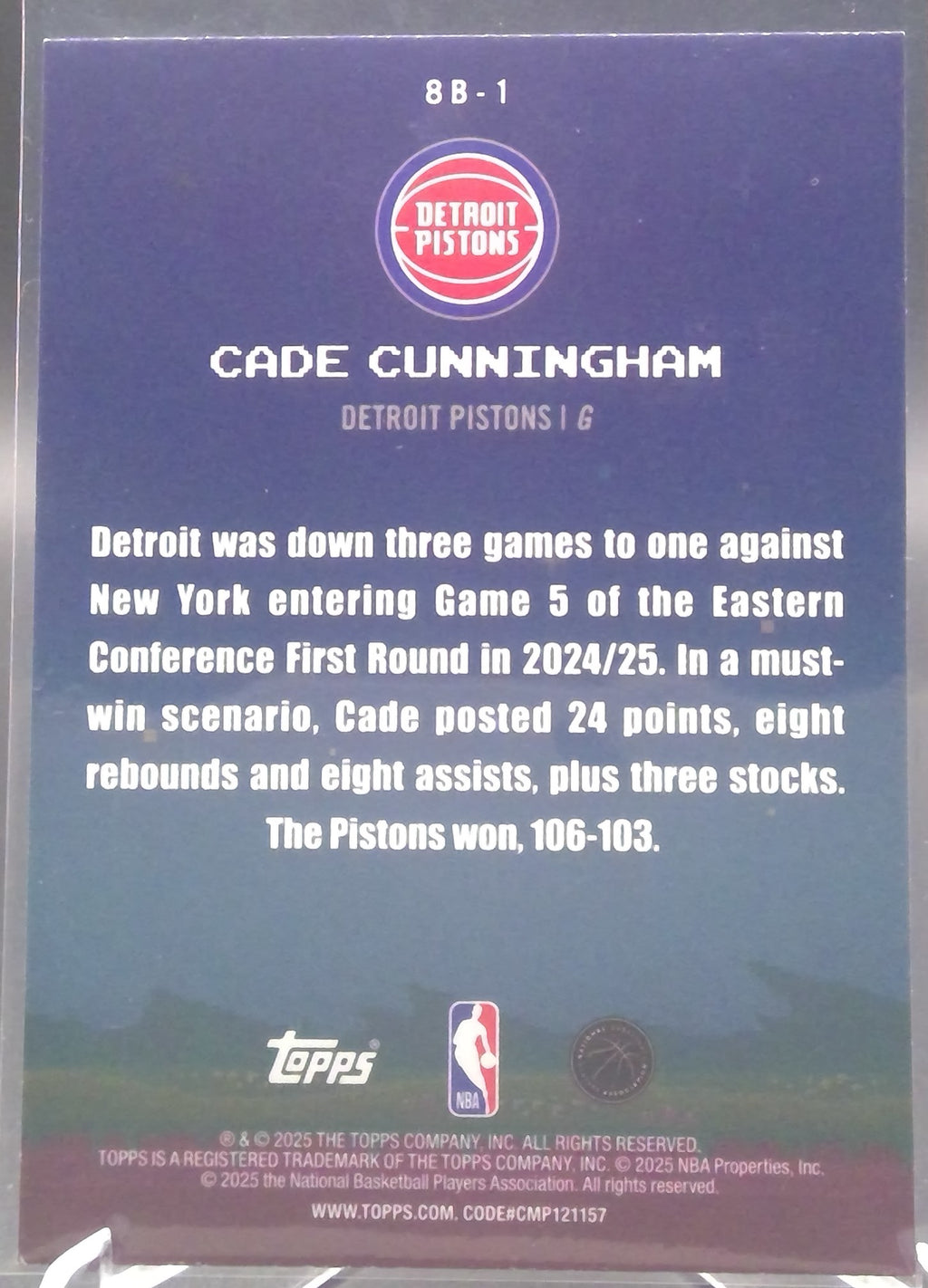 Cade Cunningham #8B-1
