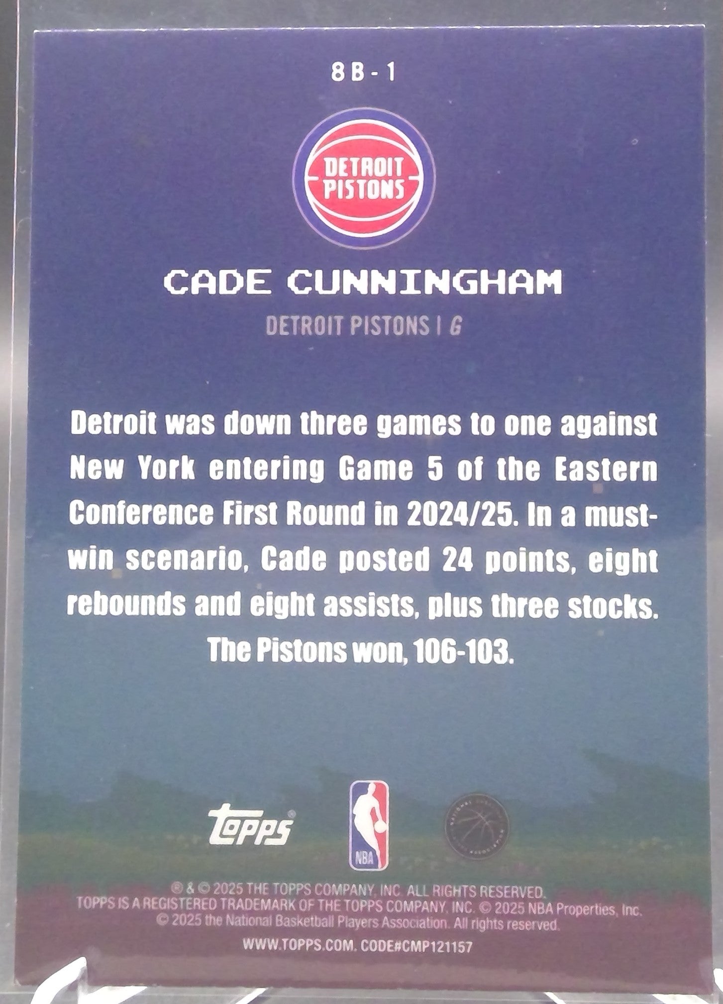 Cade Cunningham #8B-1