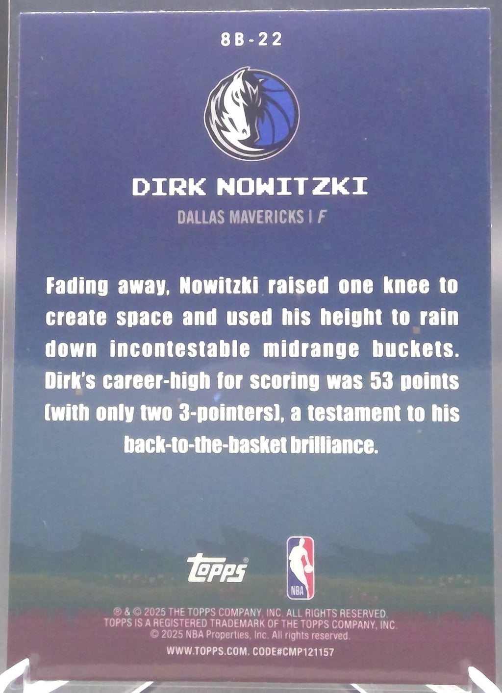 Dirk Nowitzki #8B-22
