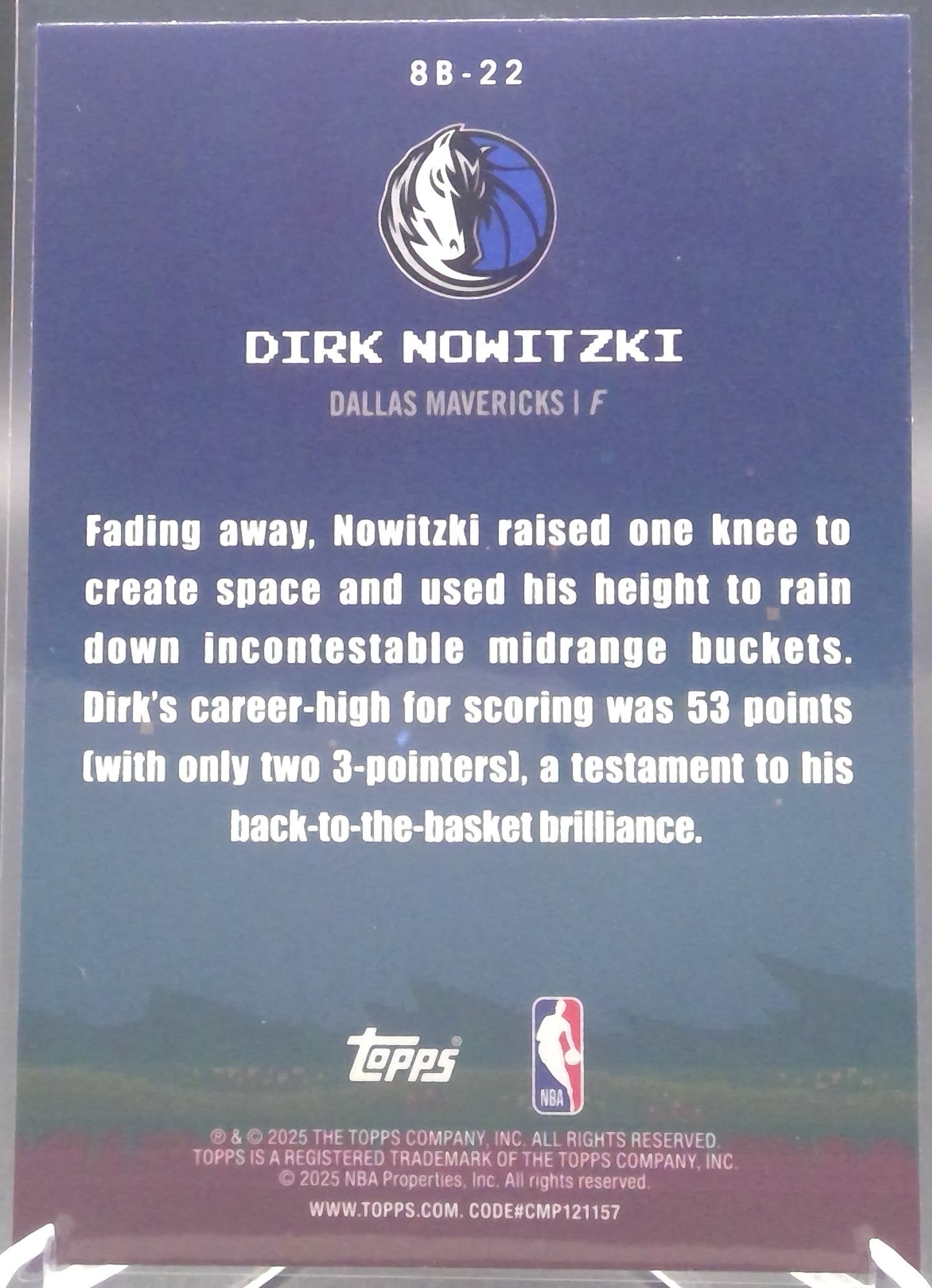 Dirk Nowitzki #8B-22