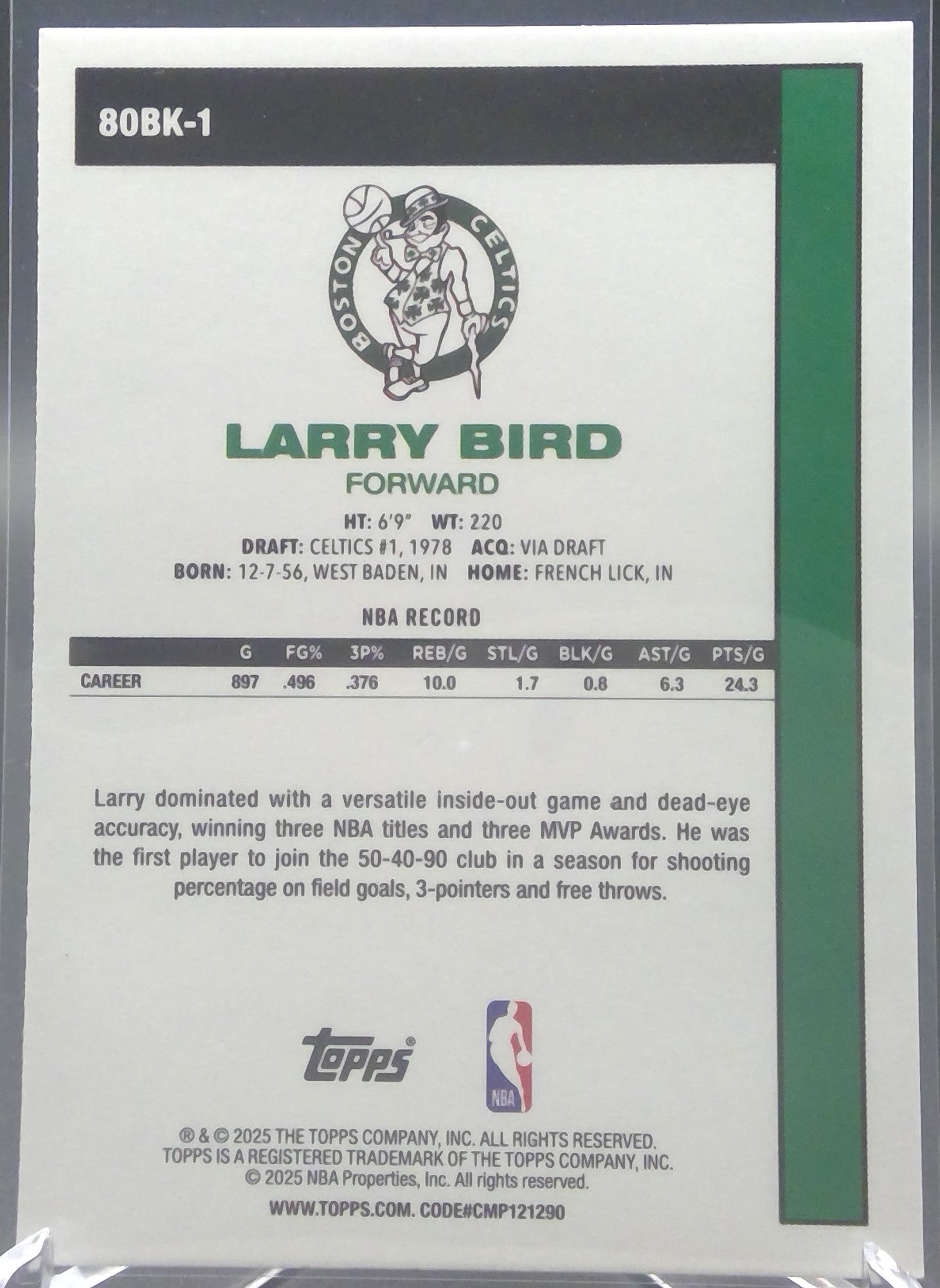 Larry Bird #80BK-1
