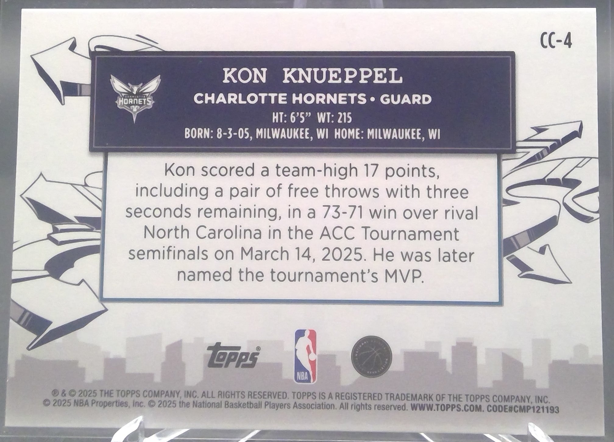 Kon Knueppel #CC-4