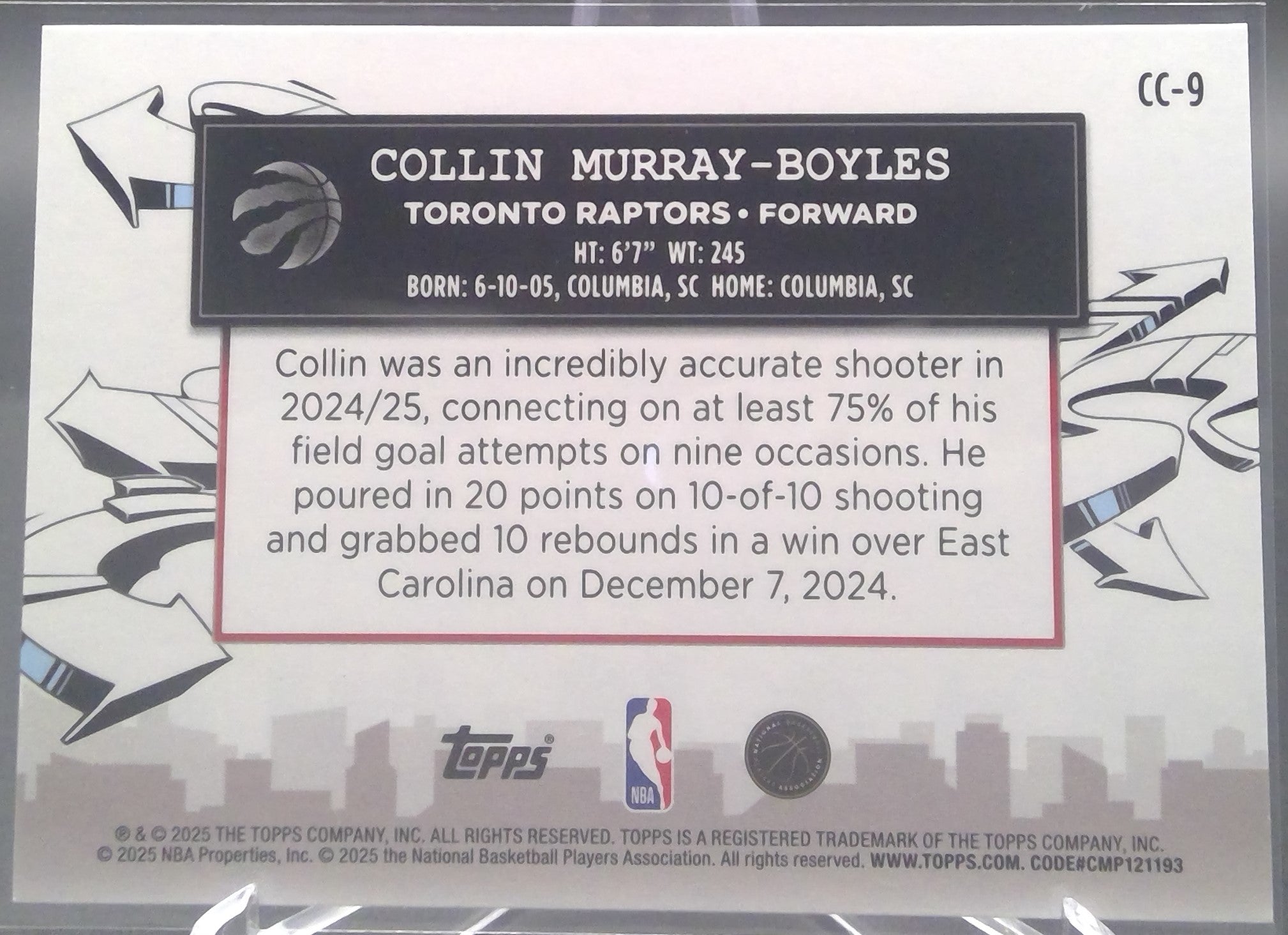 Collin Murray-Boyles #CC-9