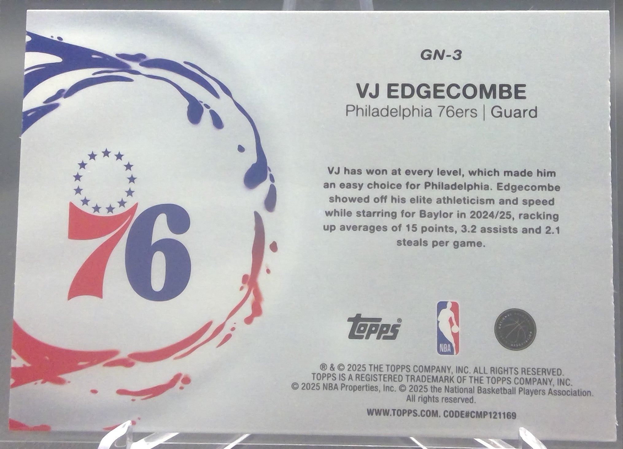 VJ Edgecombe #GN-3