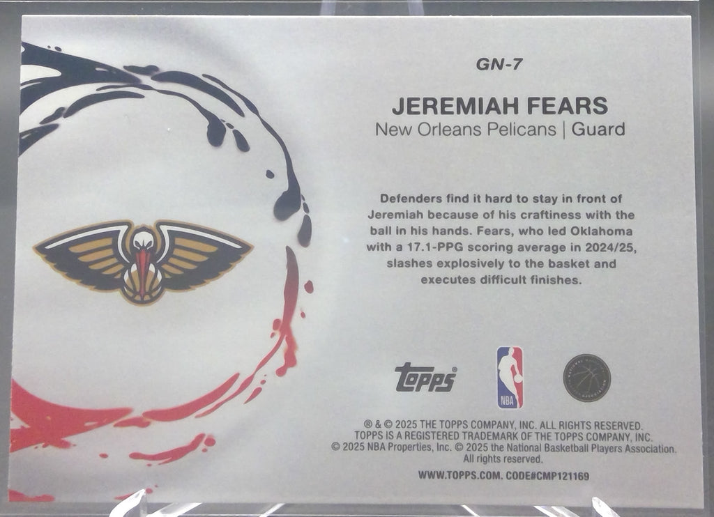 Jeremiah Fears #GN-7
