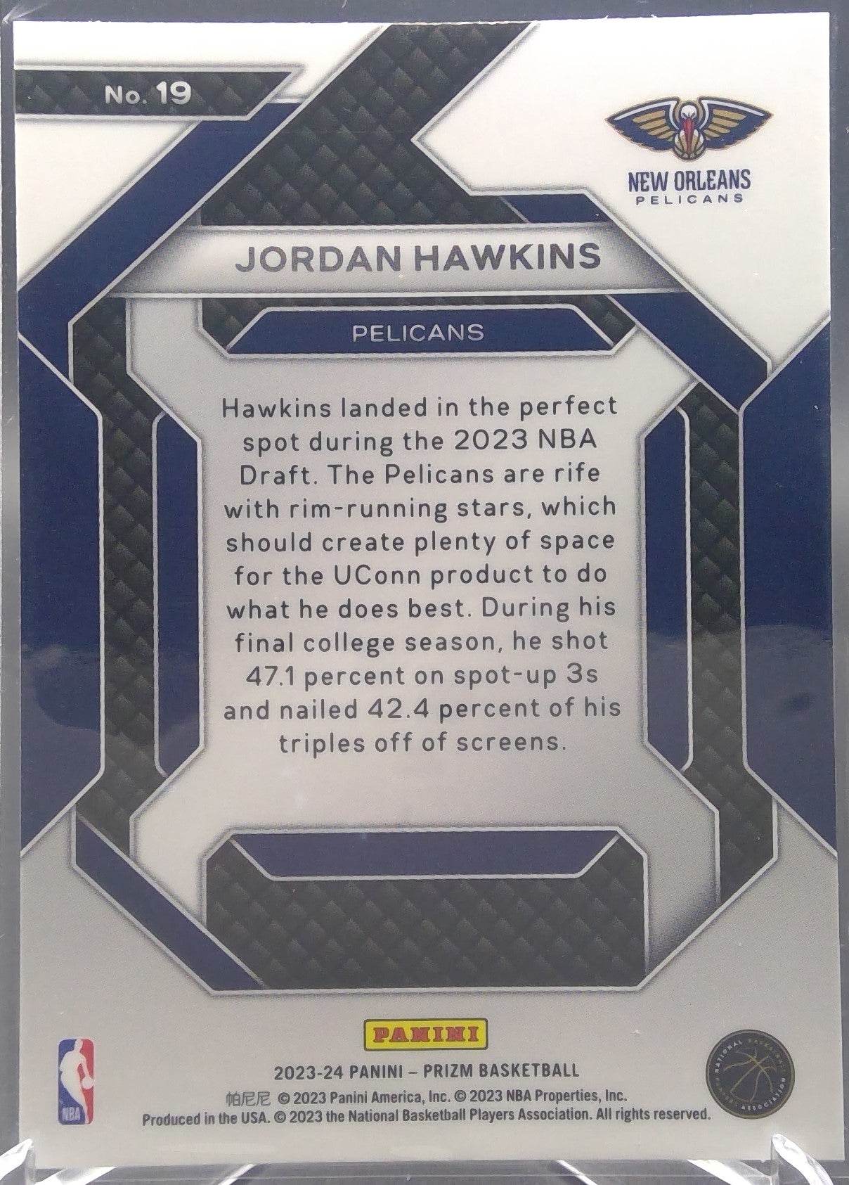 Jordan Hawkins #19