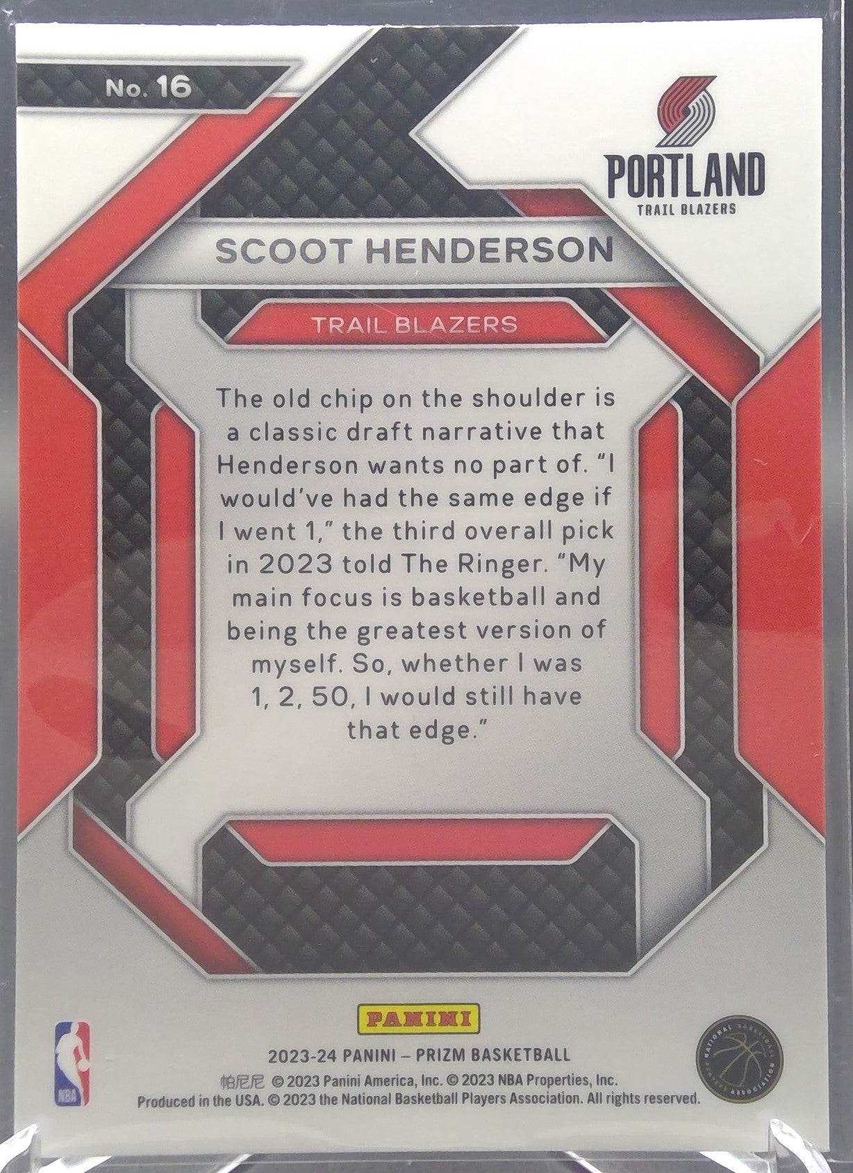Scoot Henderson #16