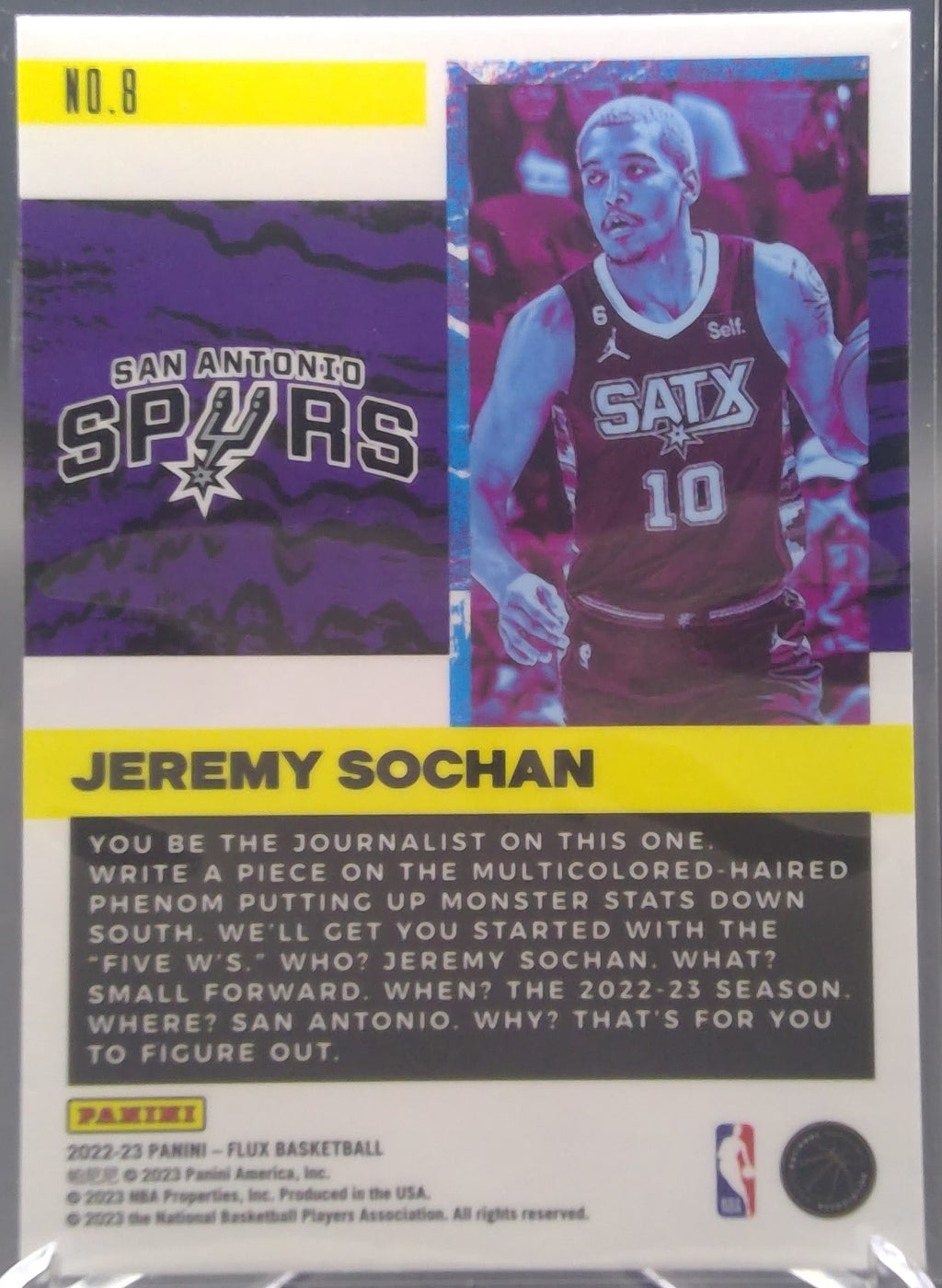 Jeremy Sochan #8