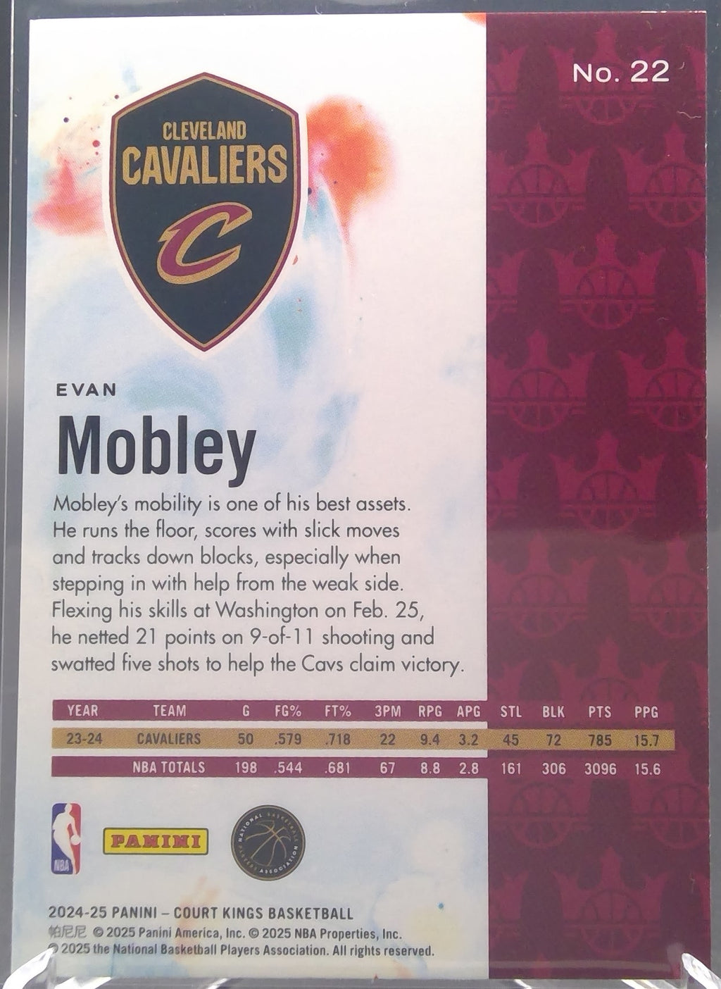 Evan Mobley #22