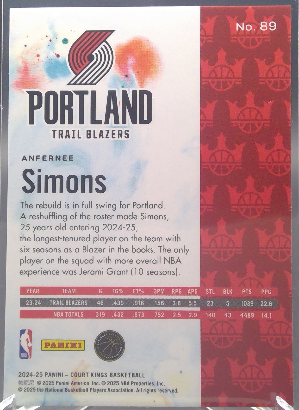 Anfernee Simons #89