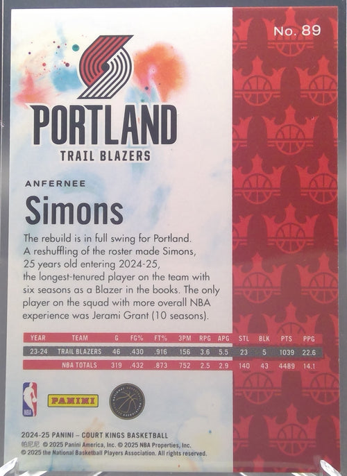 Anfernee Simons #89