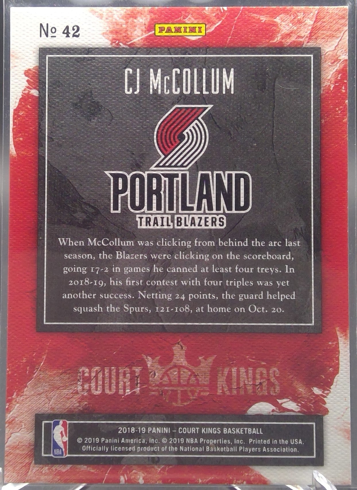 CJ McCollum #42