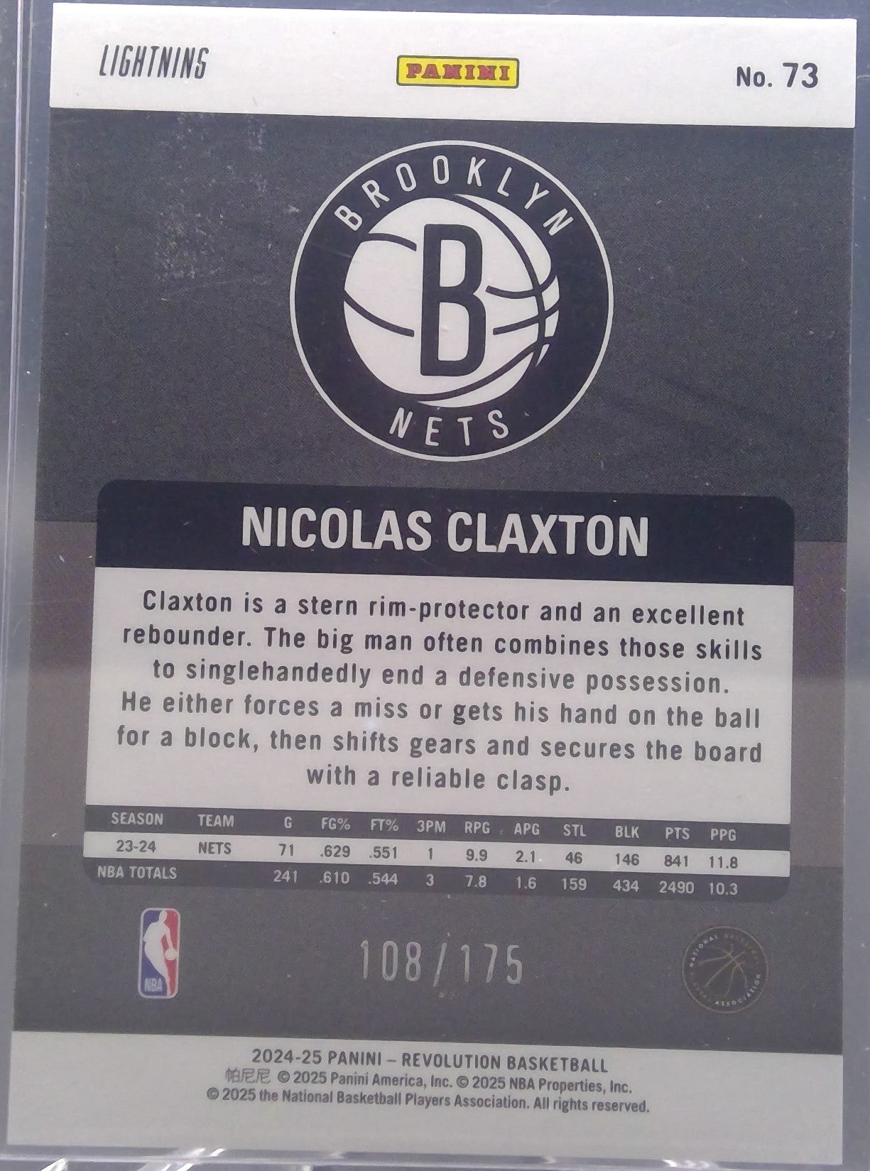 Nicolas Claxton #73