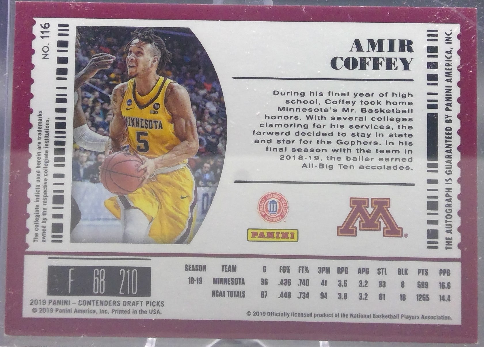 Amir Coffey #116