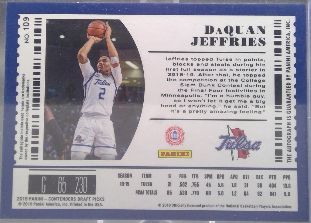 DaQuan Jeffries #109