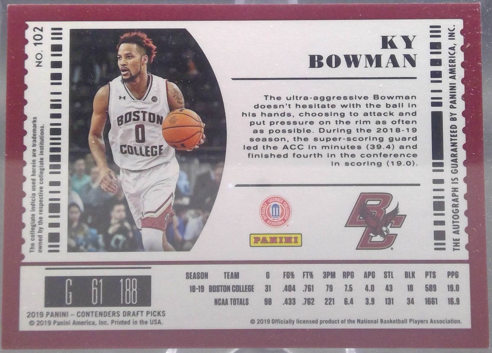 KY Bowman - Auto 1 #102