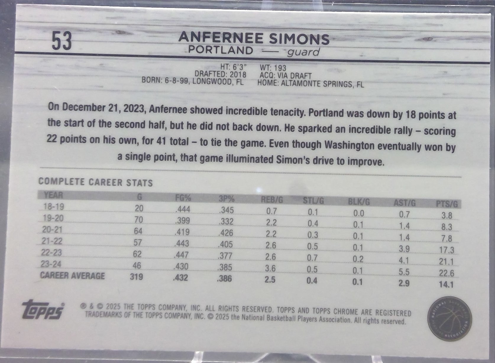 Anfernee Simons #53