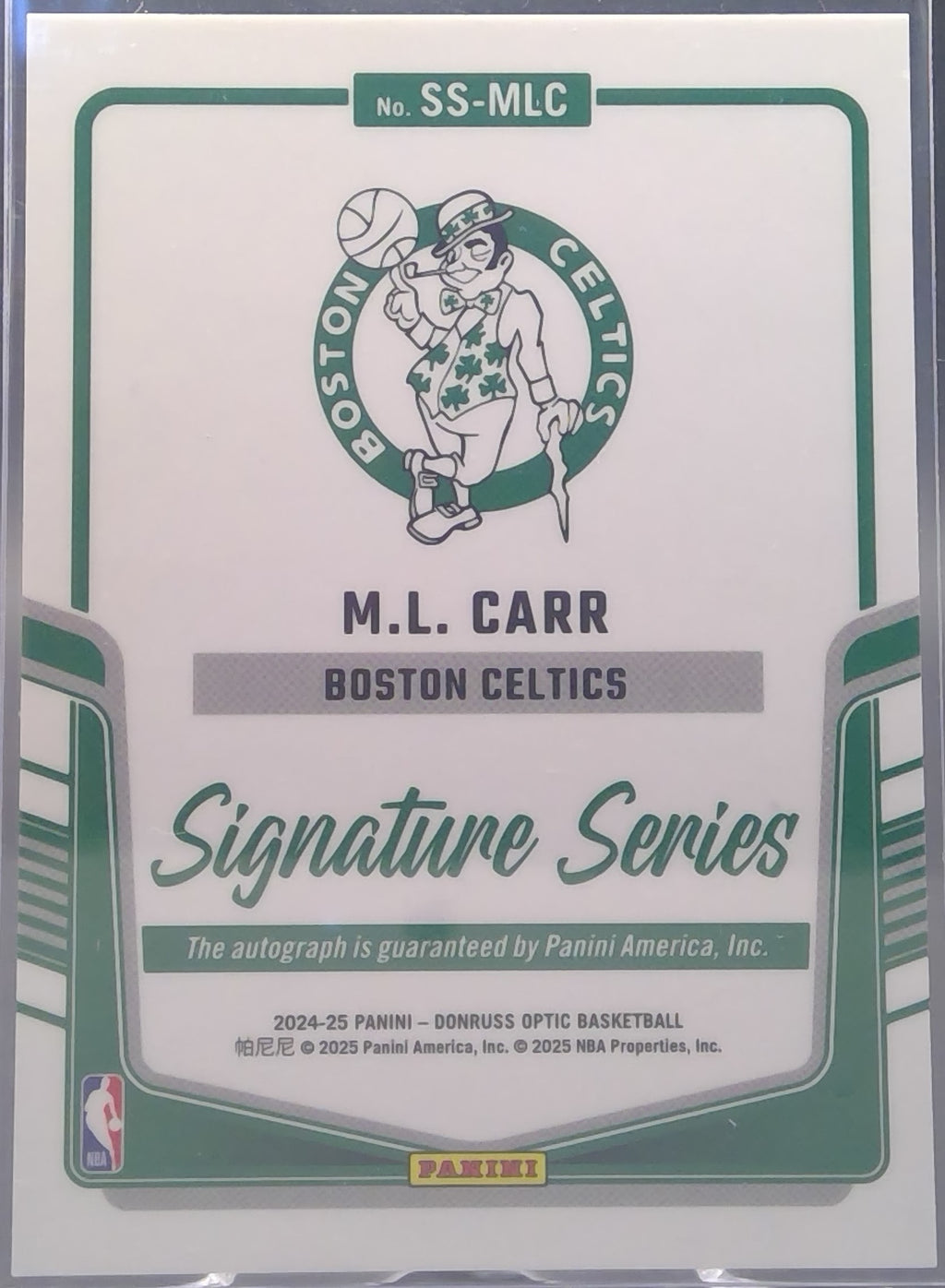 M.L. Carr #SS-MLC