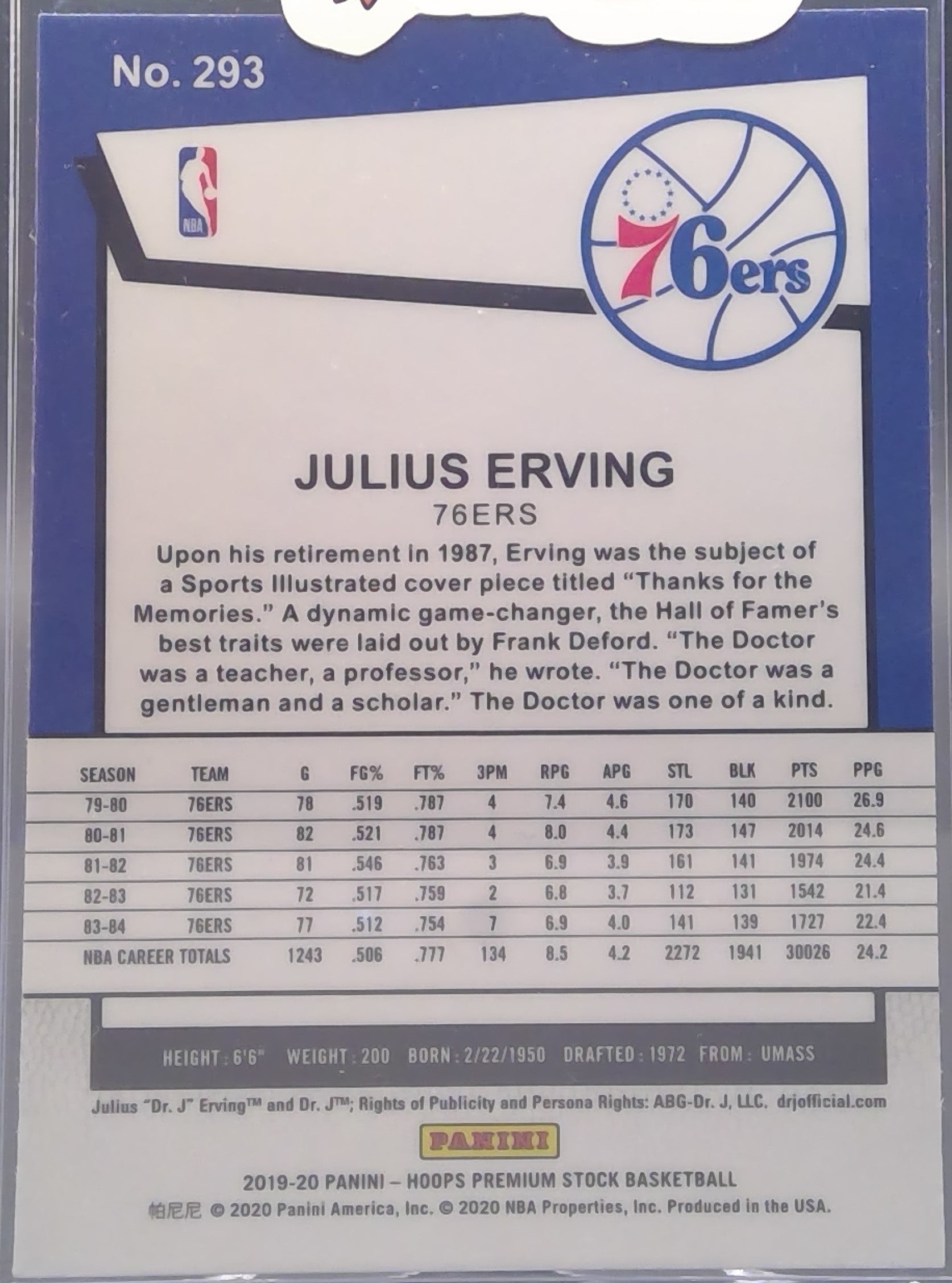 Julius Erving #293