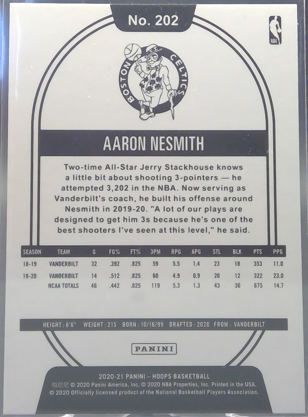 Aaron Nesmith #202