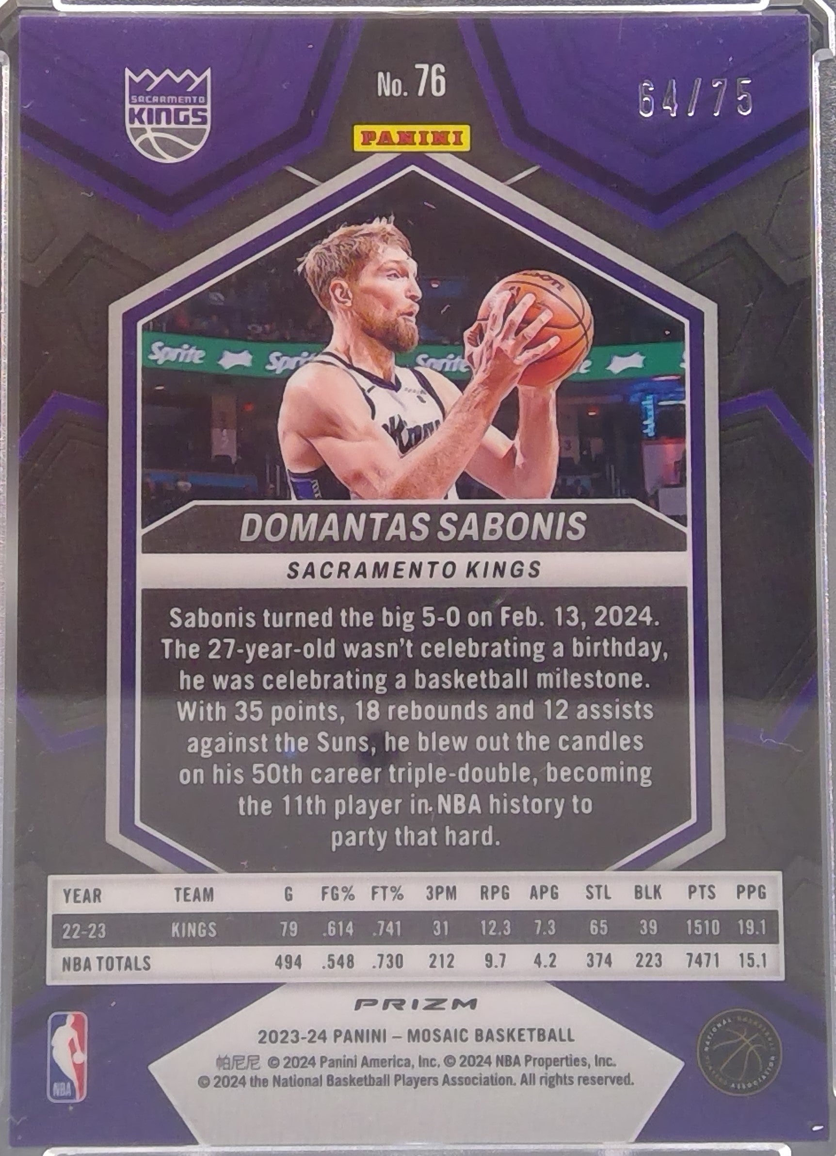 Domantas Sabonis #76
