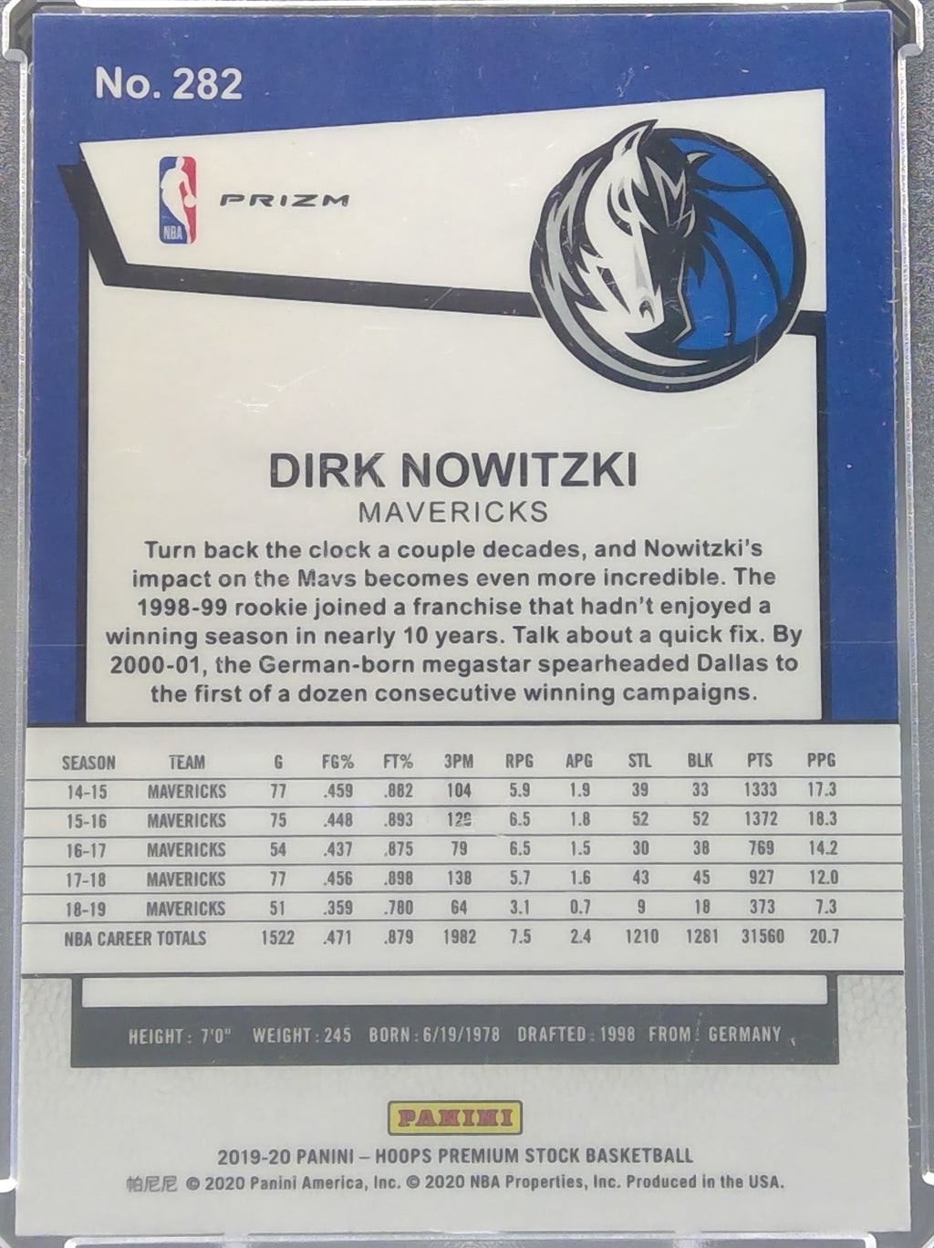 Dirk Nowitzki #282